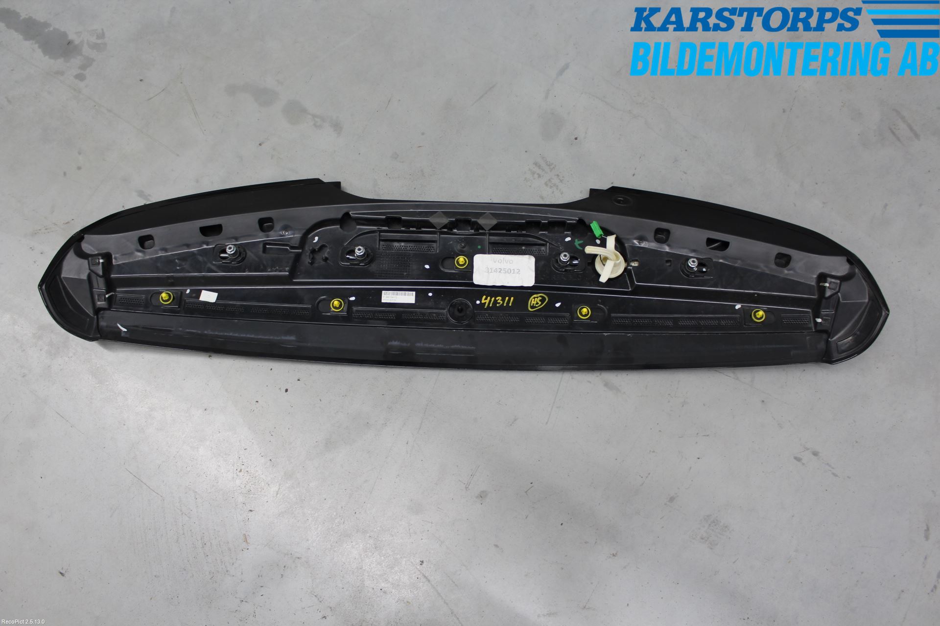 Volvo V60 14-18 Spoiler Bakluke