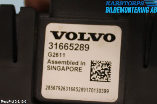 Volvo XC60 14-17 Sensor Kollisjonsbeskyttelse