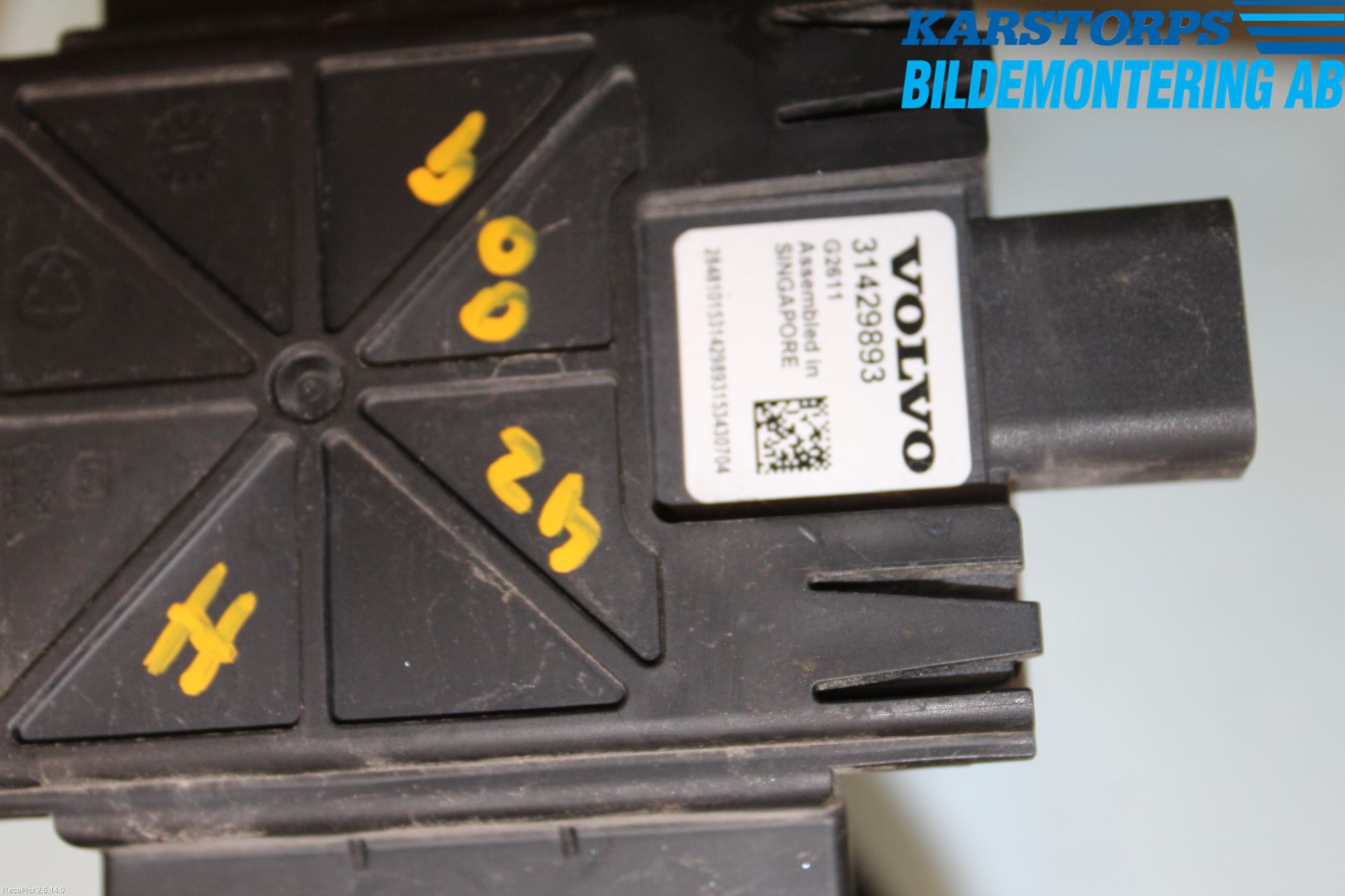 Volvo S60 14-18 Sensor Kollisjonsbeskyttelse