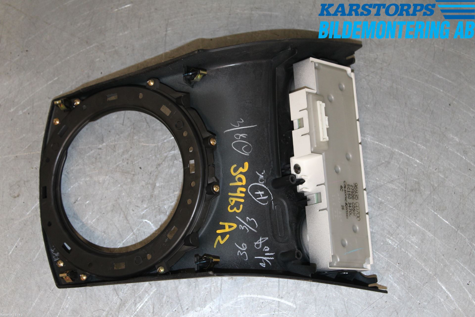 Nissan 350Z Varmeapparat Panel(Regulering)
