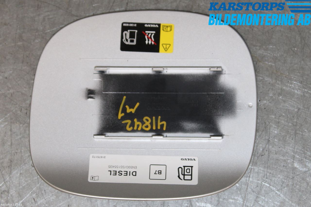 Volvo V60 CROSS COUNTRY 16-18 Drivstoff Tankluke