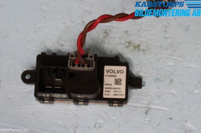 Volvo V40 12-19 Varmeapparat Viftemotstand