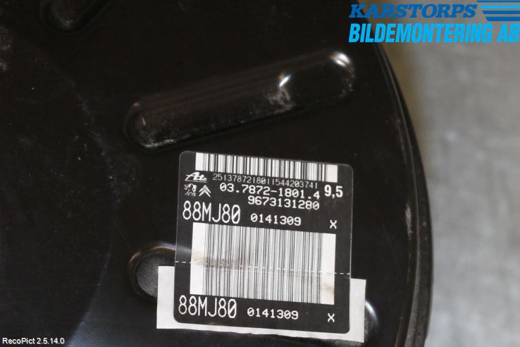 Citroen C4 GRAND PICASSO 14-18 Bremseservo