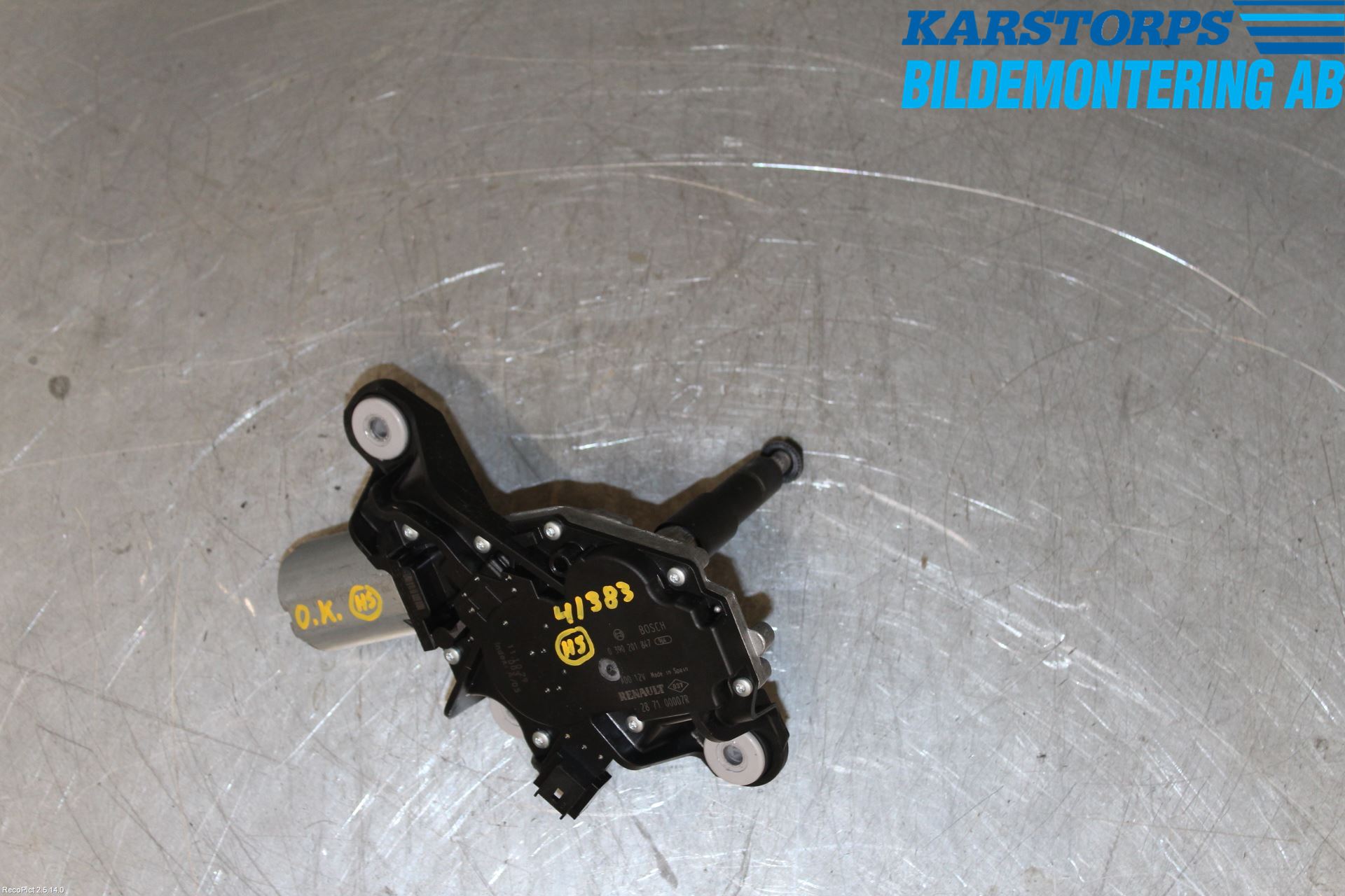 Renault MEGANE III 09-15 Viskermotor Bakluke