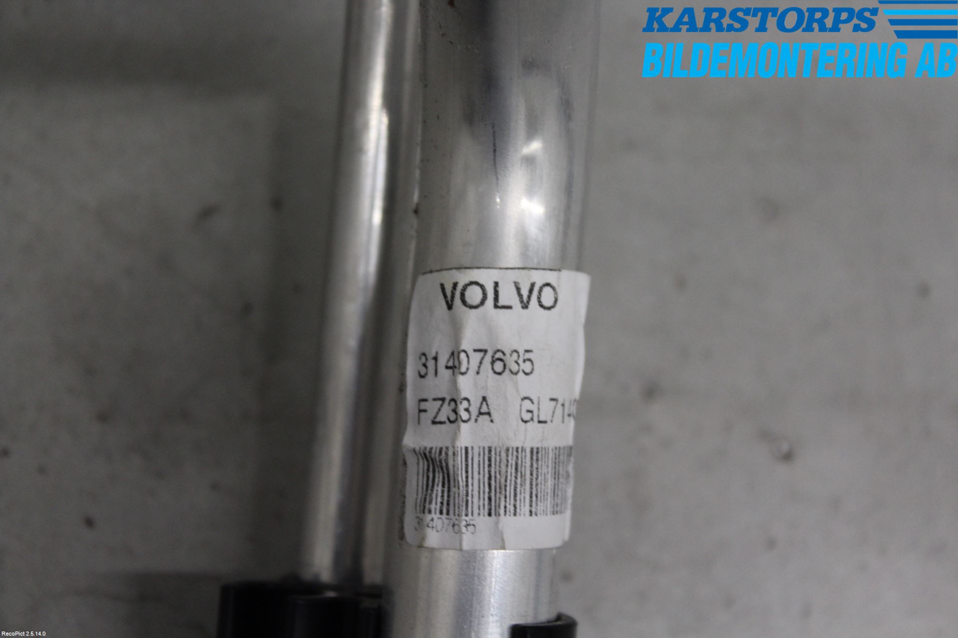 Volvo V60 CROSS COUNTRY 16-18 Varme Ac Slange - Rør