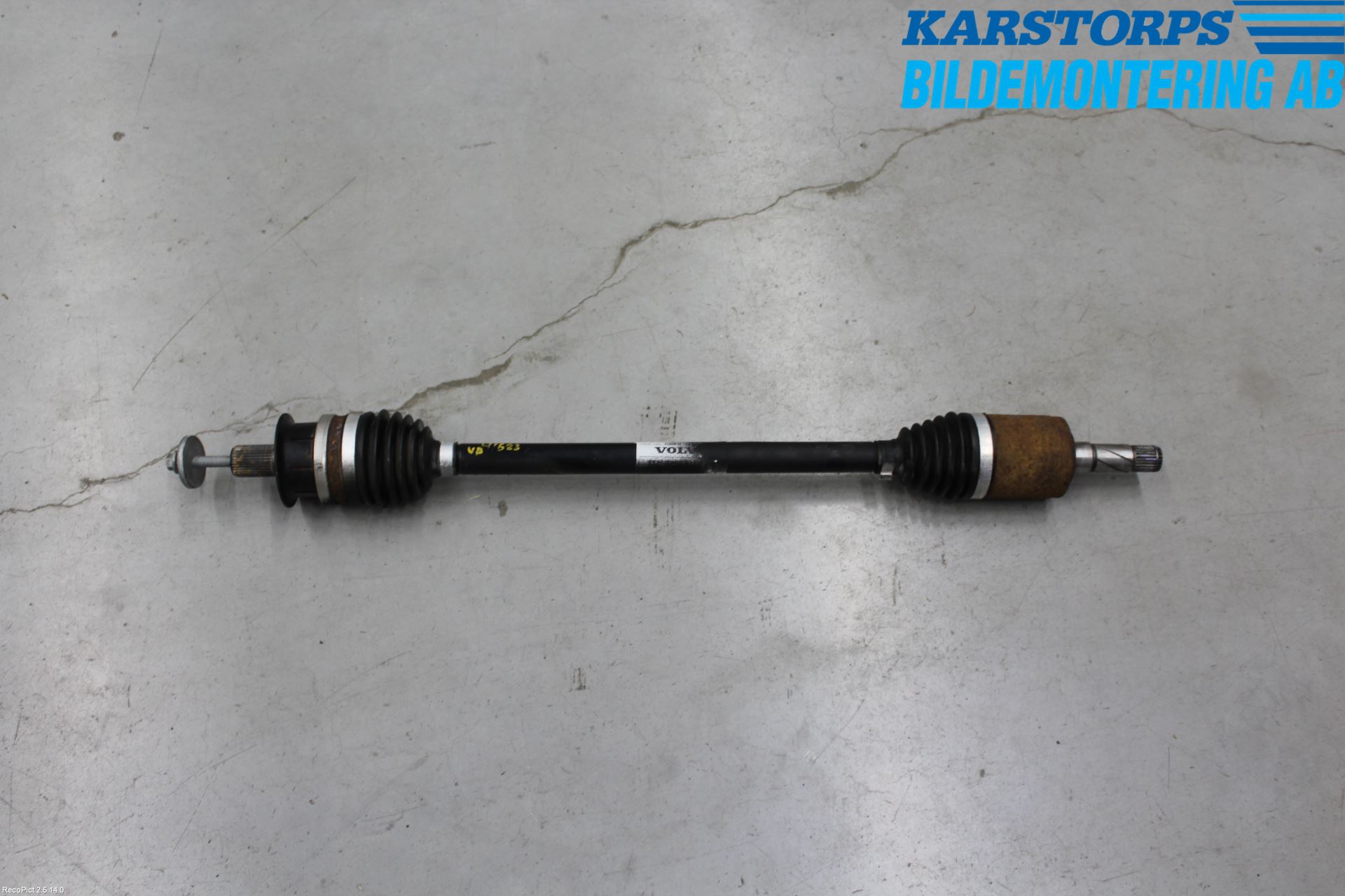 Volvo XC60 14-17 Drivaksel Bak Kompl Venstre