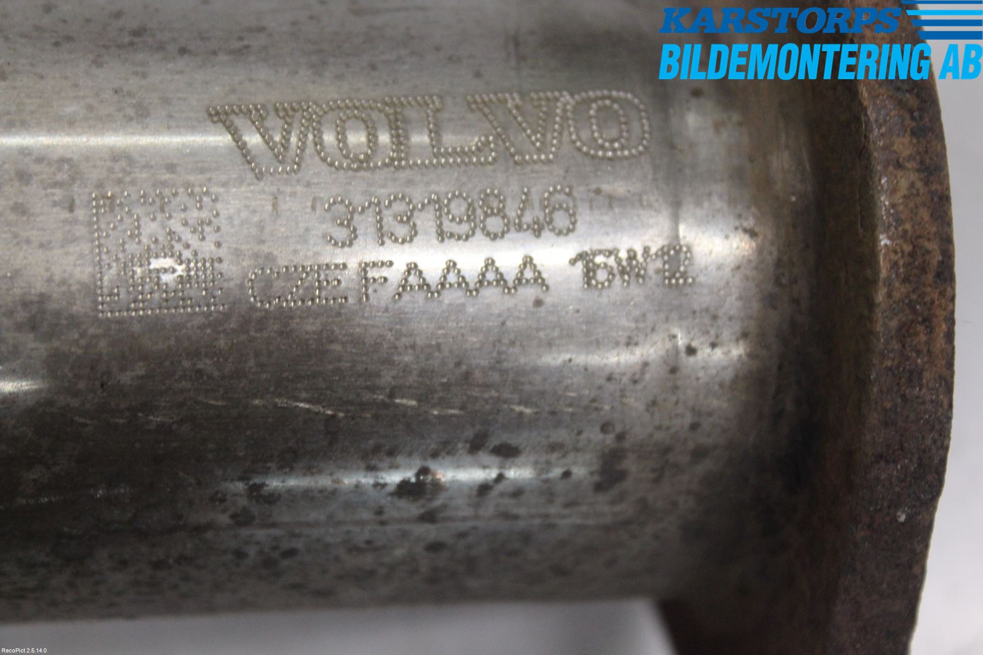 Volvo S60 14-18 Eksos Fremre Rør