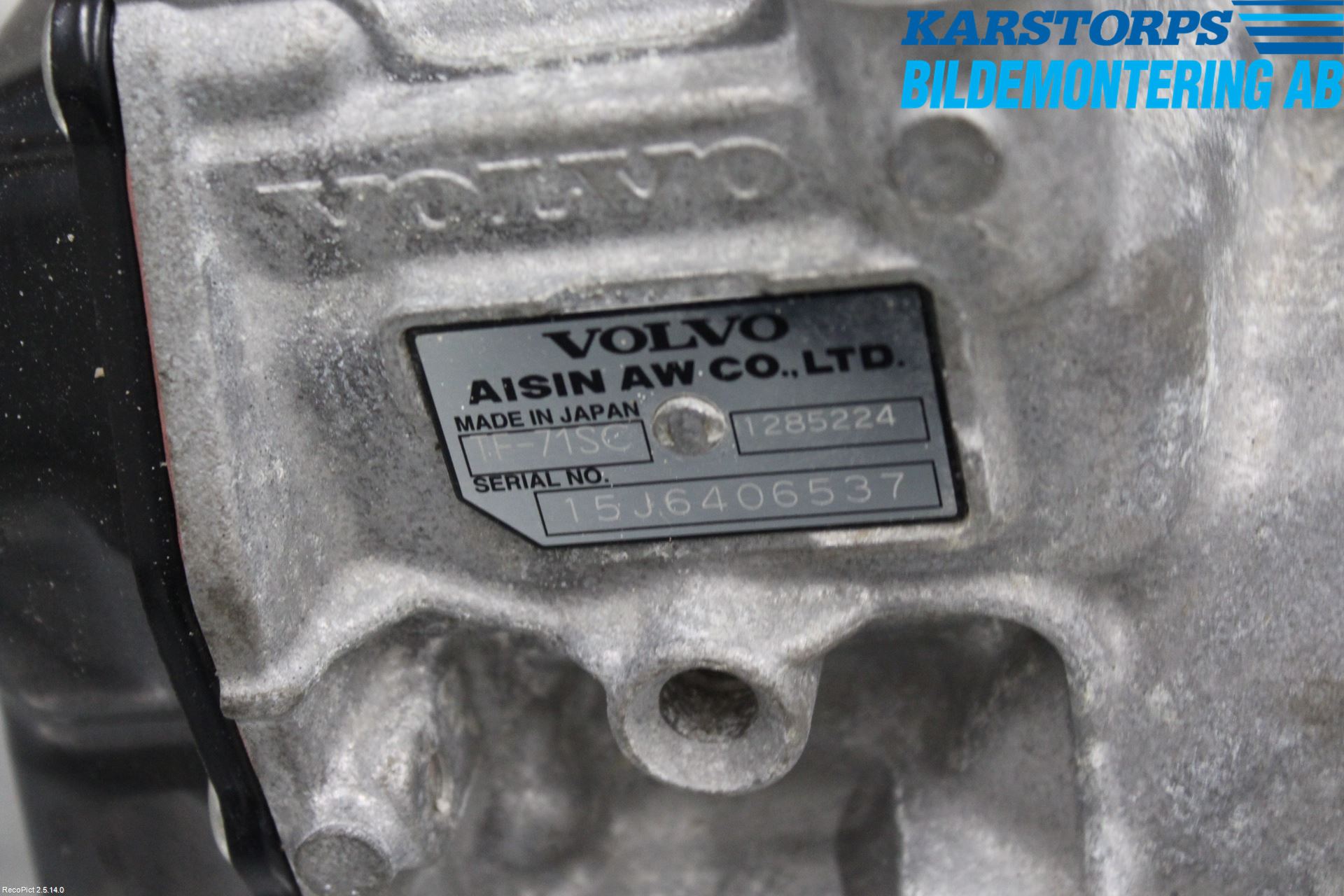 Volvo V40 12-19 Gearkasse Automat