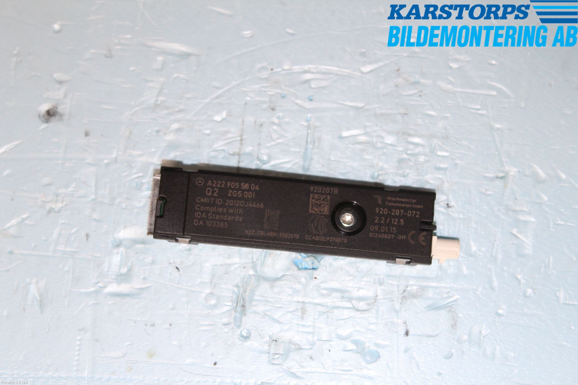 Mercedes-Benz MB GL/GLS-KLASS (X166) 12-19 Stereo Antenneforsterker