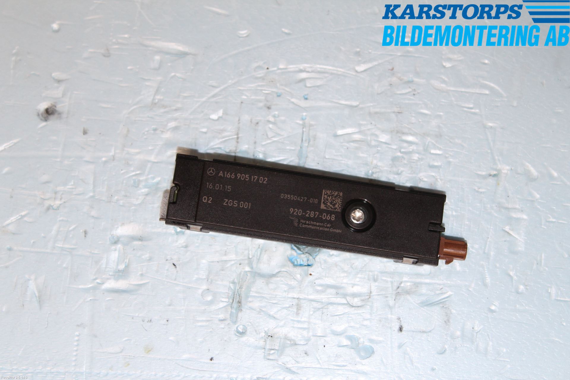 Mercedes-Benz MB GL/GLS-KLASS (X166) 12-19 Stereo Antenneforsterker