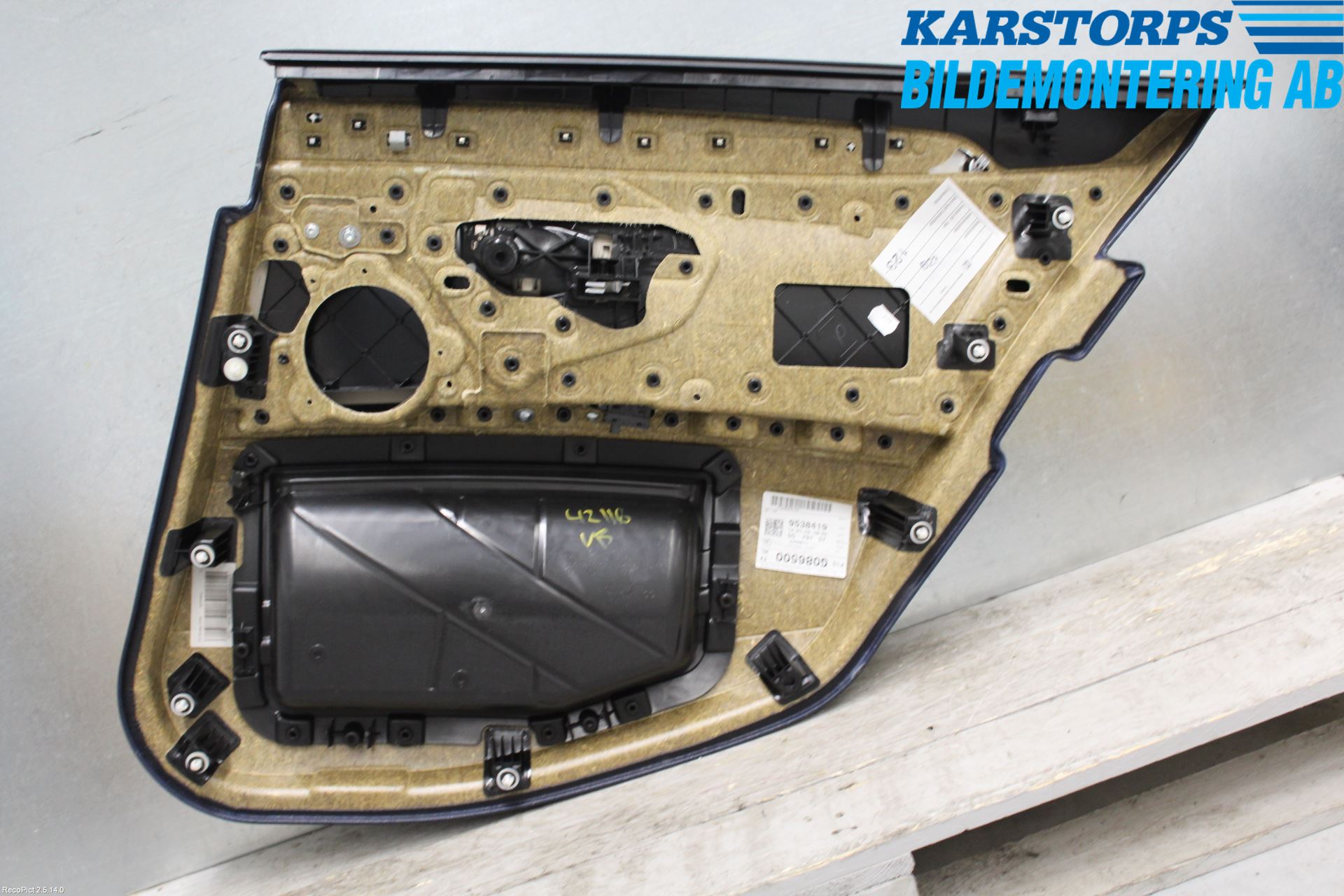 BMW 5 F10/F11/F18 09-17 Innr Dørtrekk Venstre