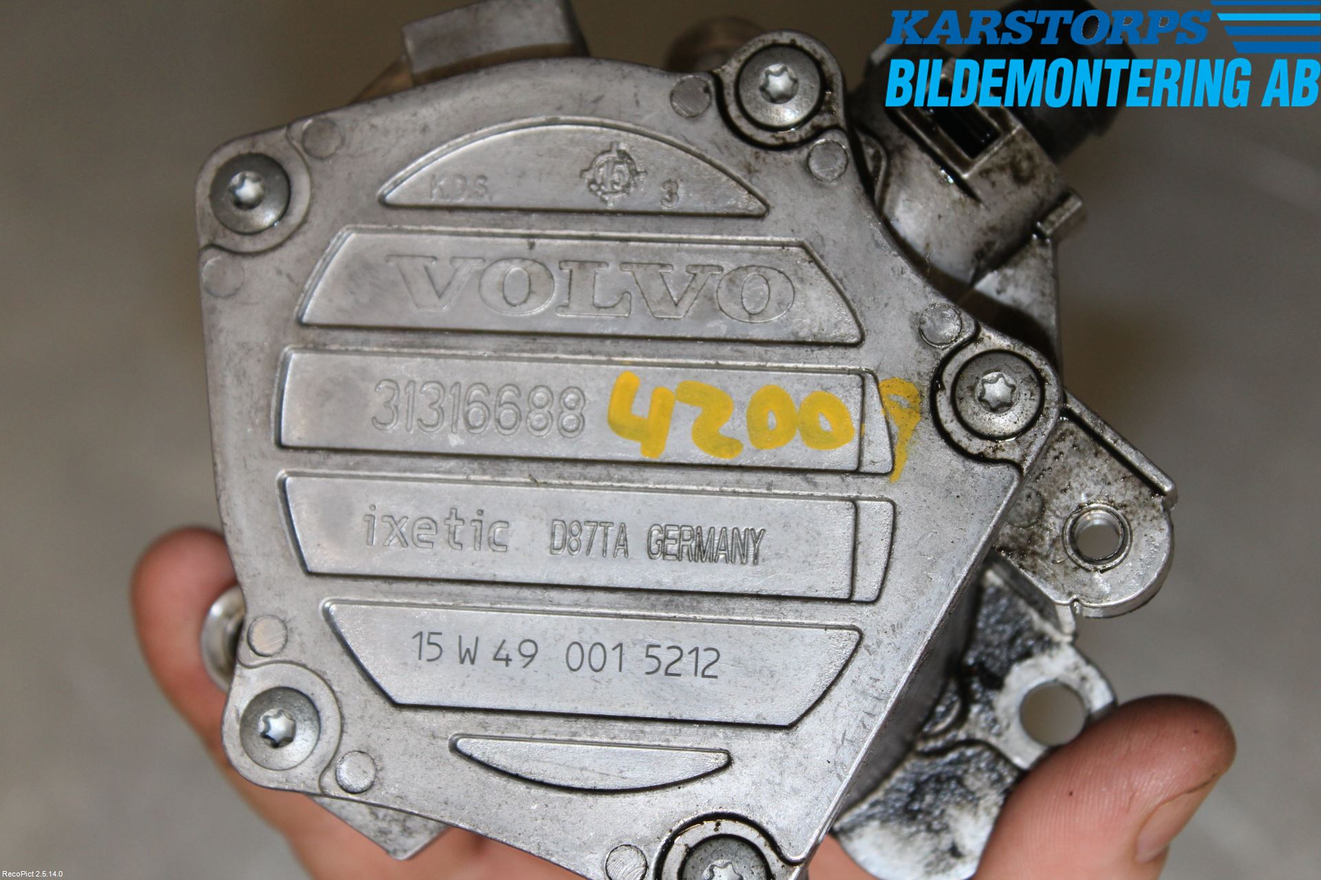 Volvo S60 14-18 Vacuumpumpe