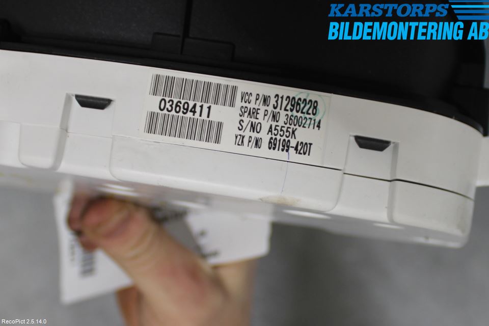 Volvo V50 08-12 Instr Kombinert