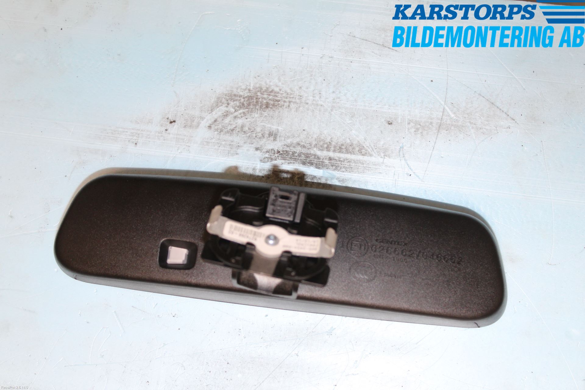 BMW 5 F10/F11/F18 09-17 Speil Innvendig El