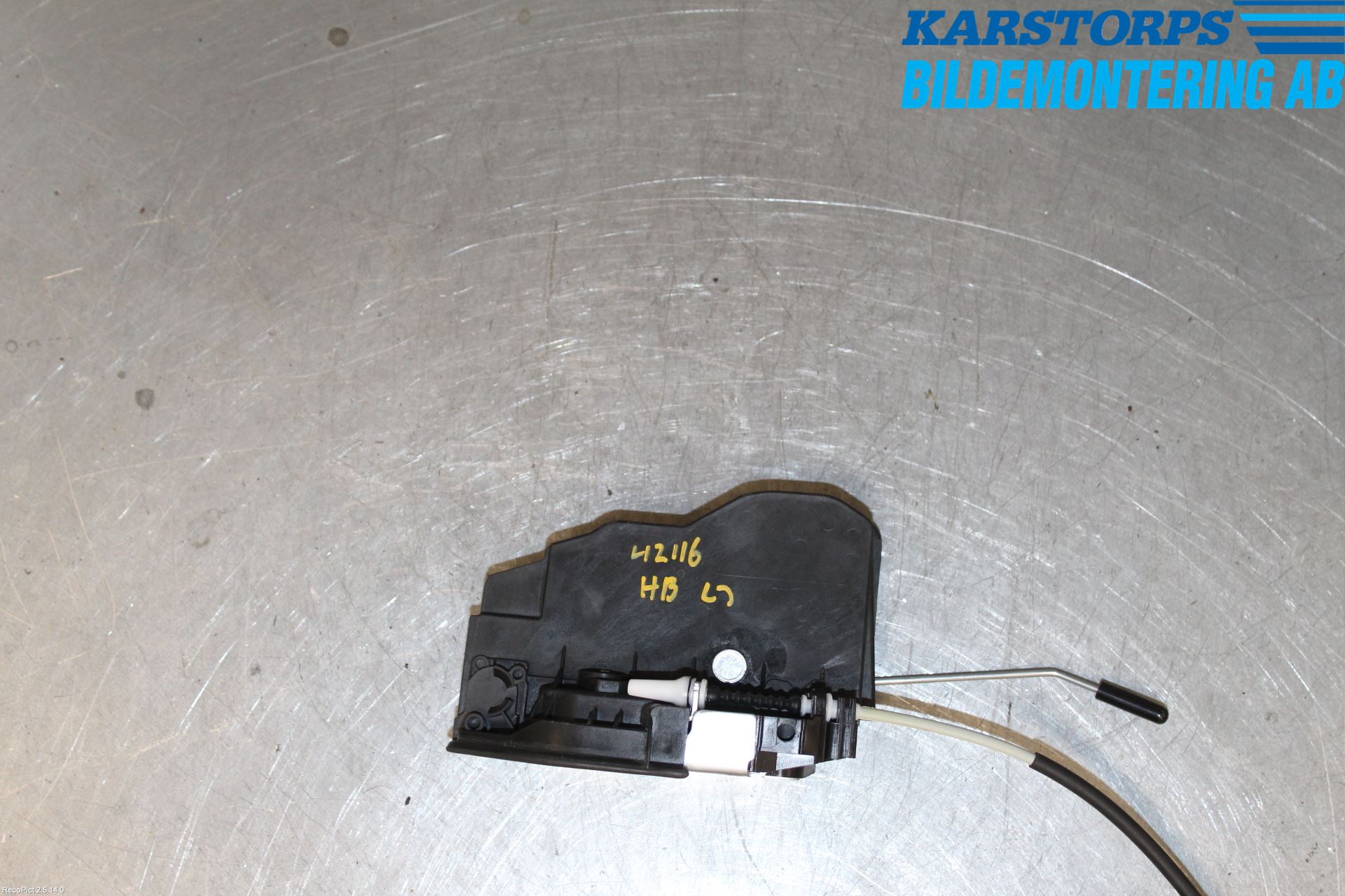 BMW 5 F10/F11/F18 09-17 Dørlås - Låsekasse