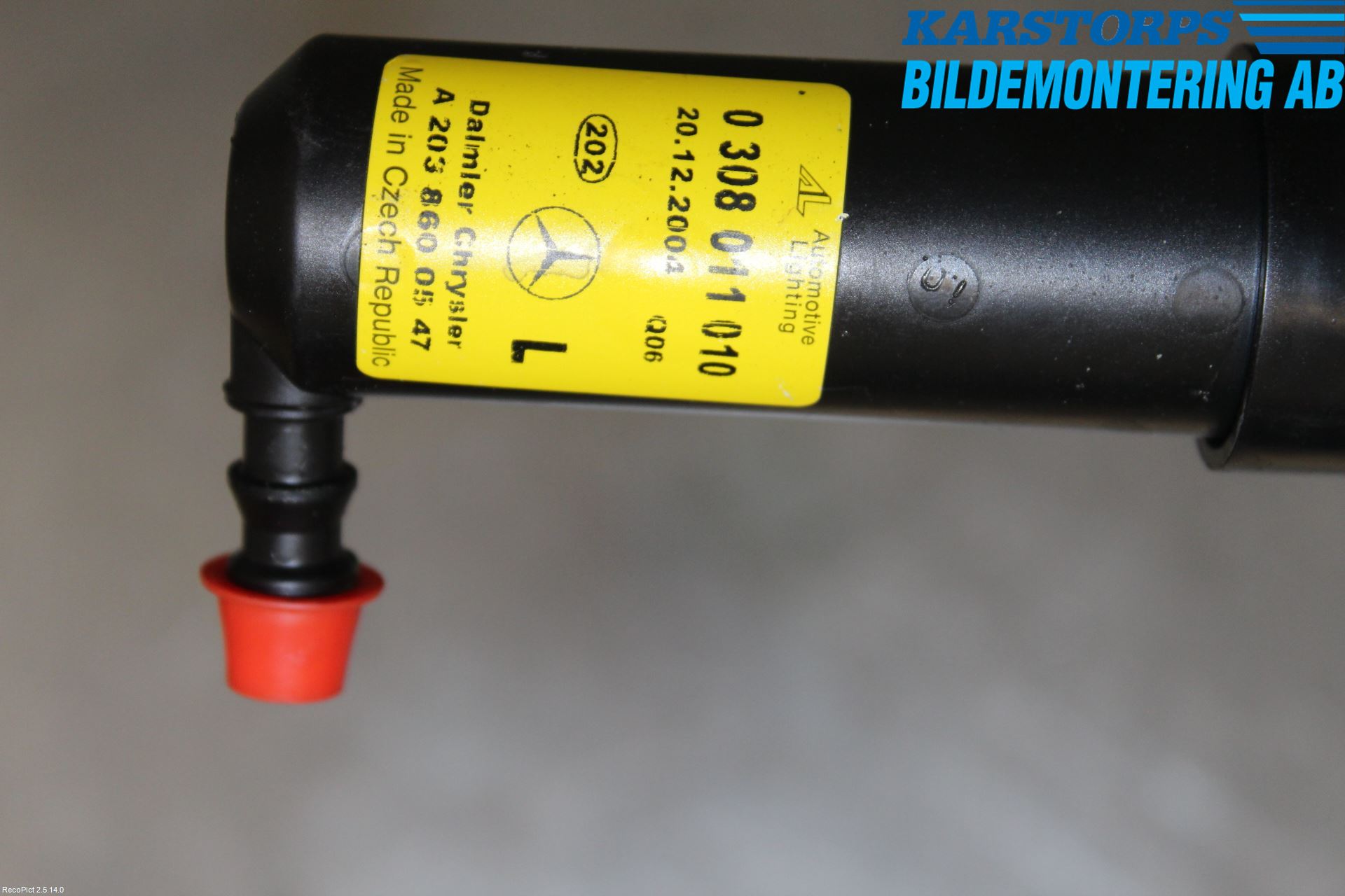 Mercedes-Benz MB C (203) 00-07 Spylerdyse Frontlykter