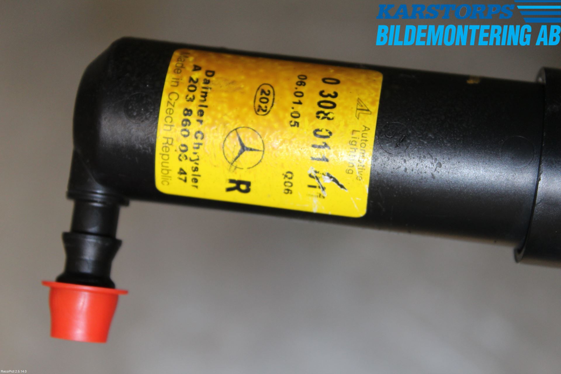 Mercedes-Benz MB C (203) 00-07 Spylerdyse Frontlykter