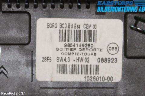 Citroen C4 I   05-10 Instr Varselys - Display
