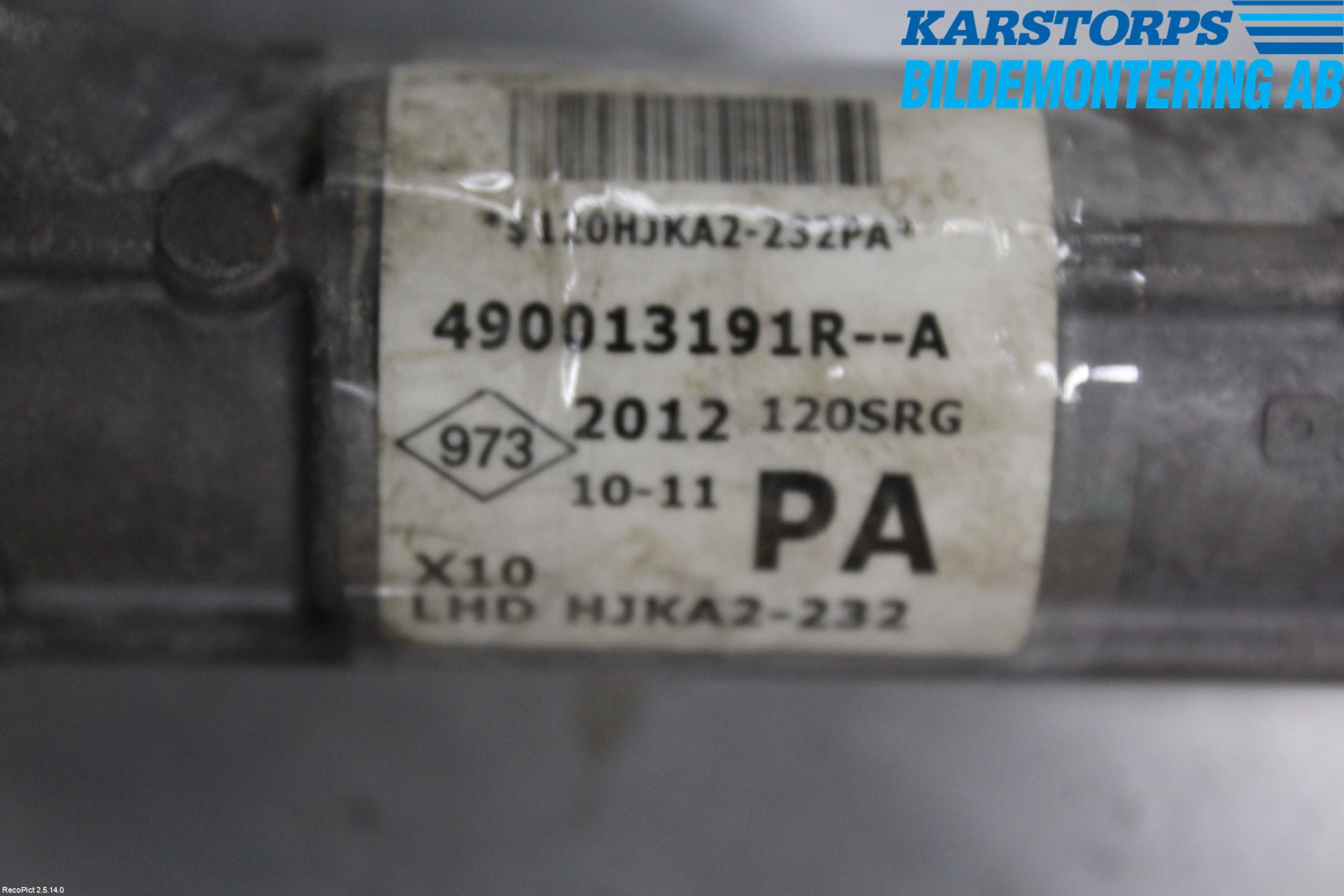 Renault CLIO IV 12-16 Snekke - Tannstang