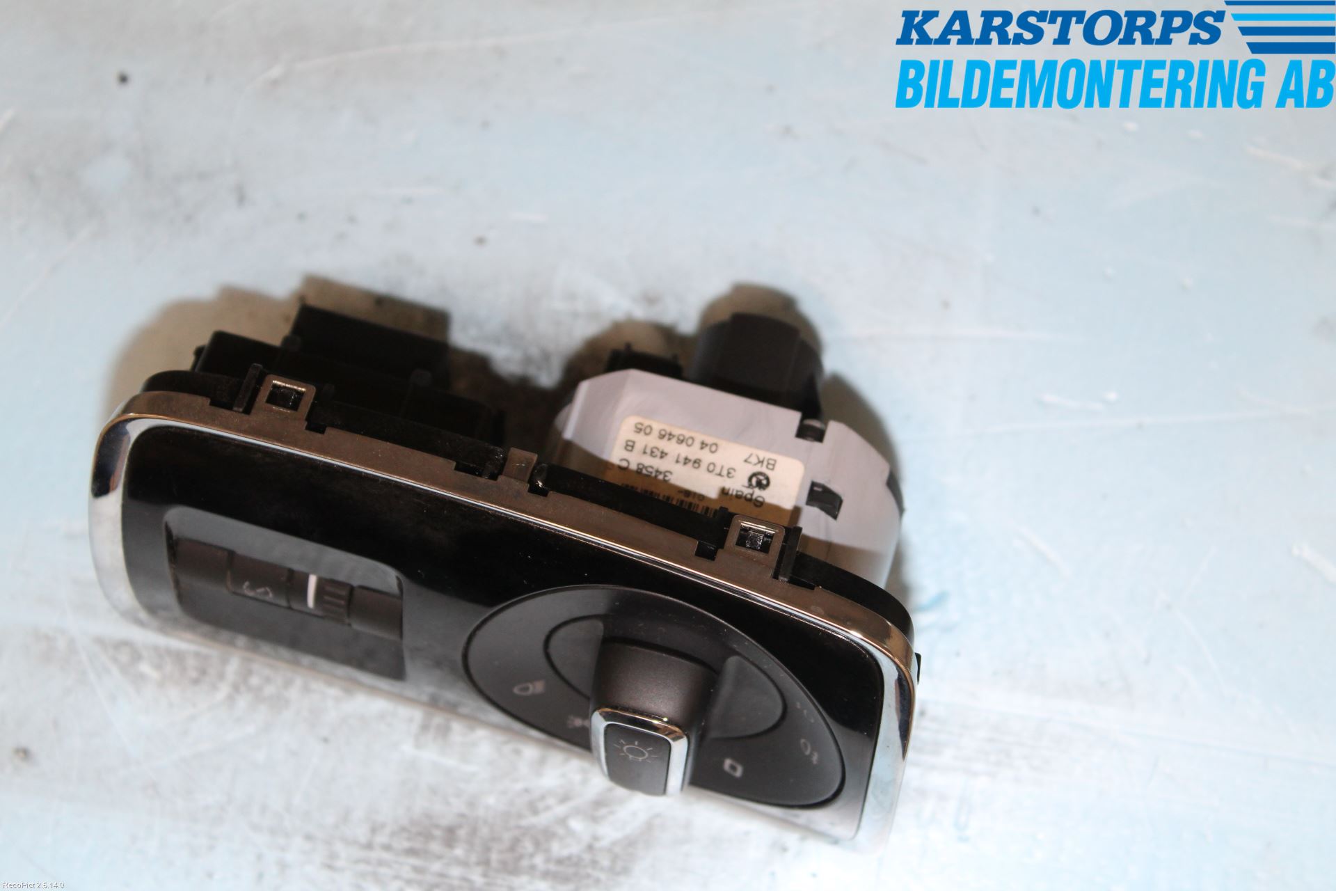 Skoda SUPERB 09-15 Bryter Hovedlys