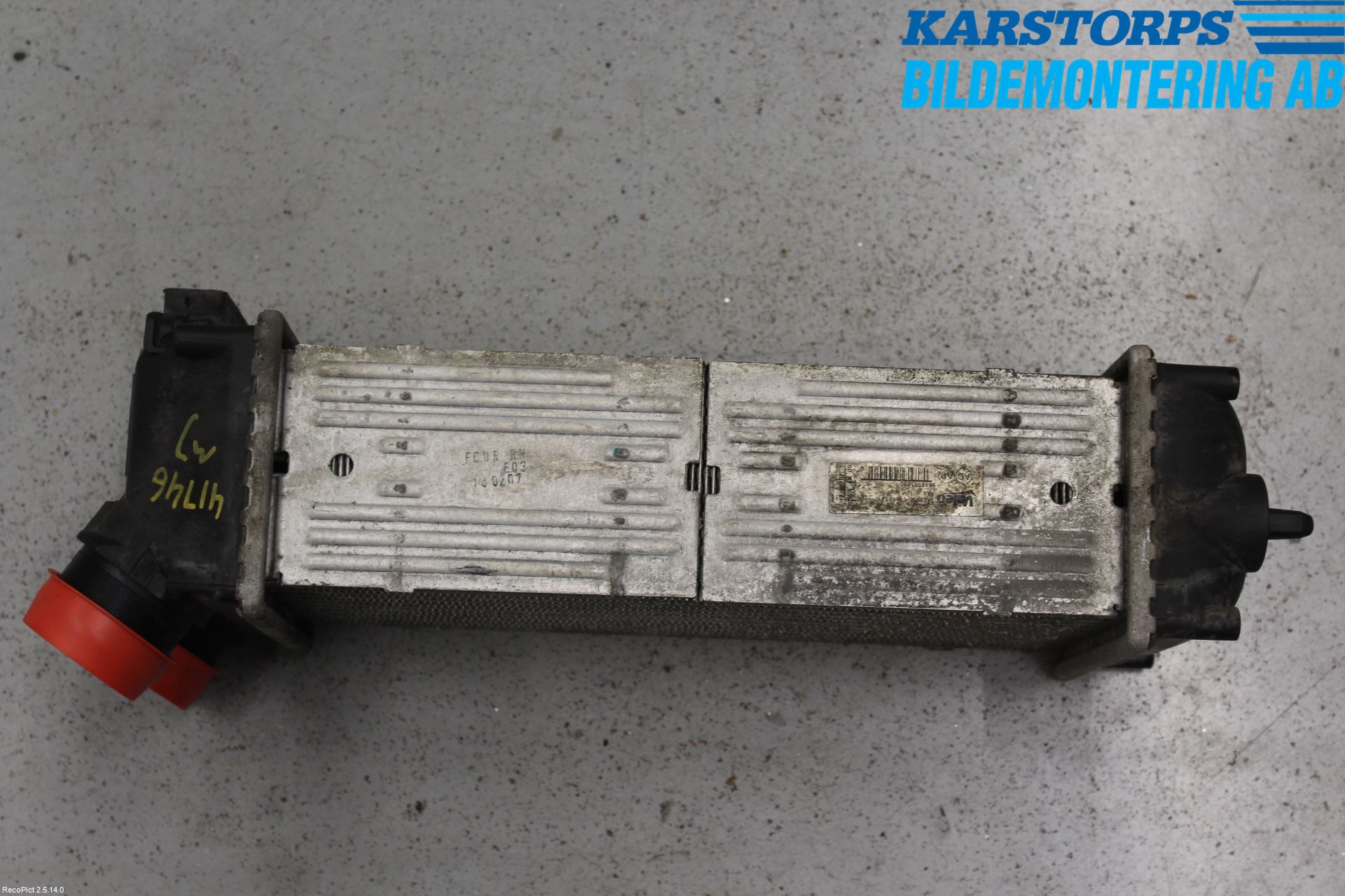 Citroen C4 I   05-10 Intercooler Radiator