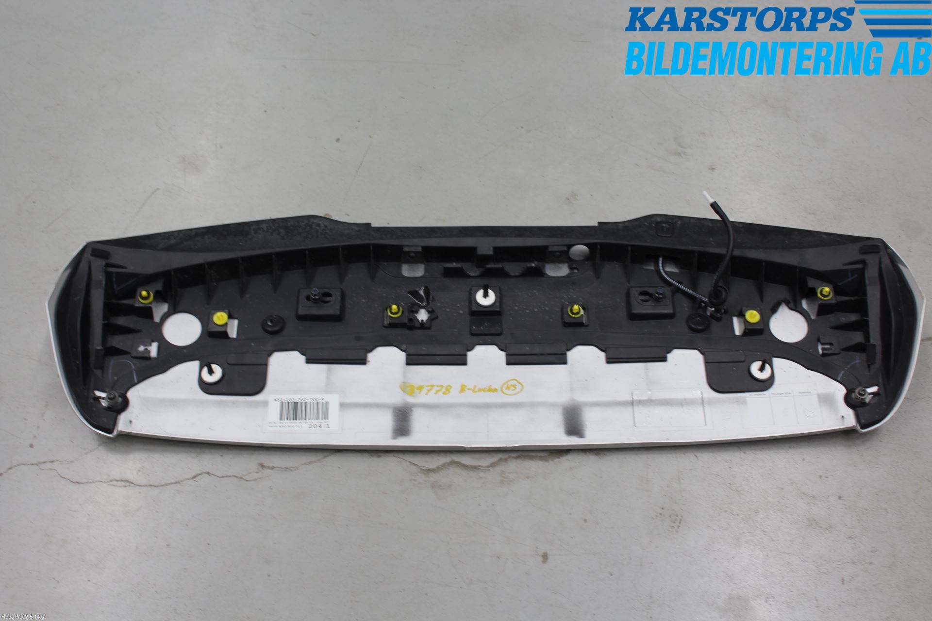Volvo V40 12-19 Spoiler Bakluke