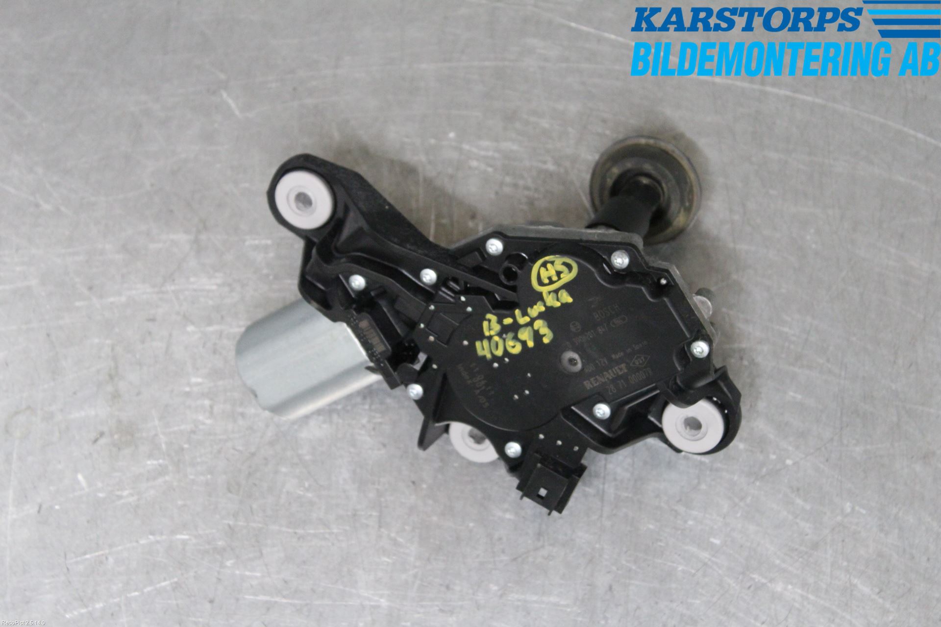 Renault MEGANE III 09-15 Viskermotor Bakluke