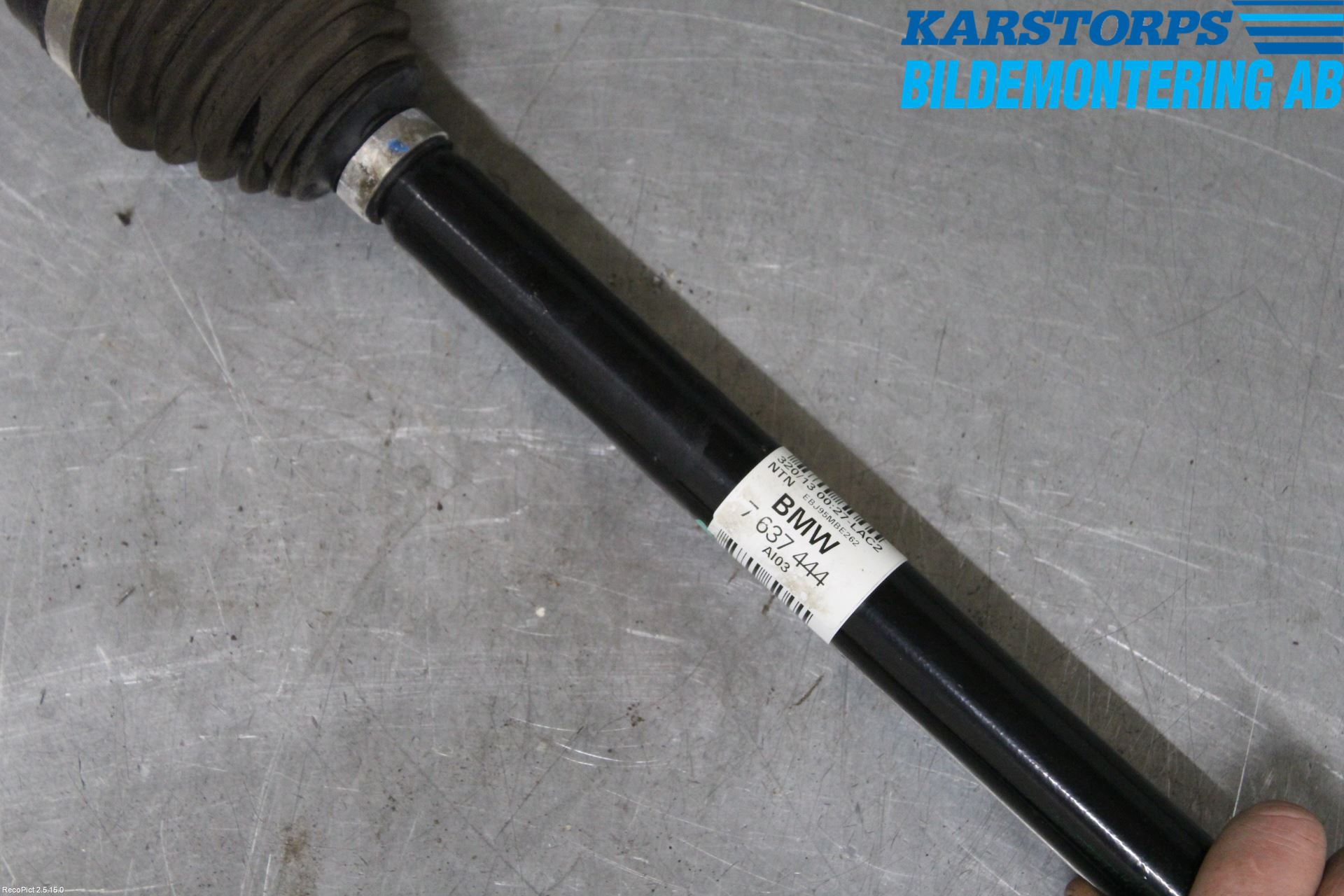 BMW 4 F32/F33/F82/F83 13-20 Drivaksel Bak Kompl Høyre