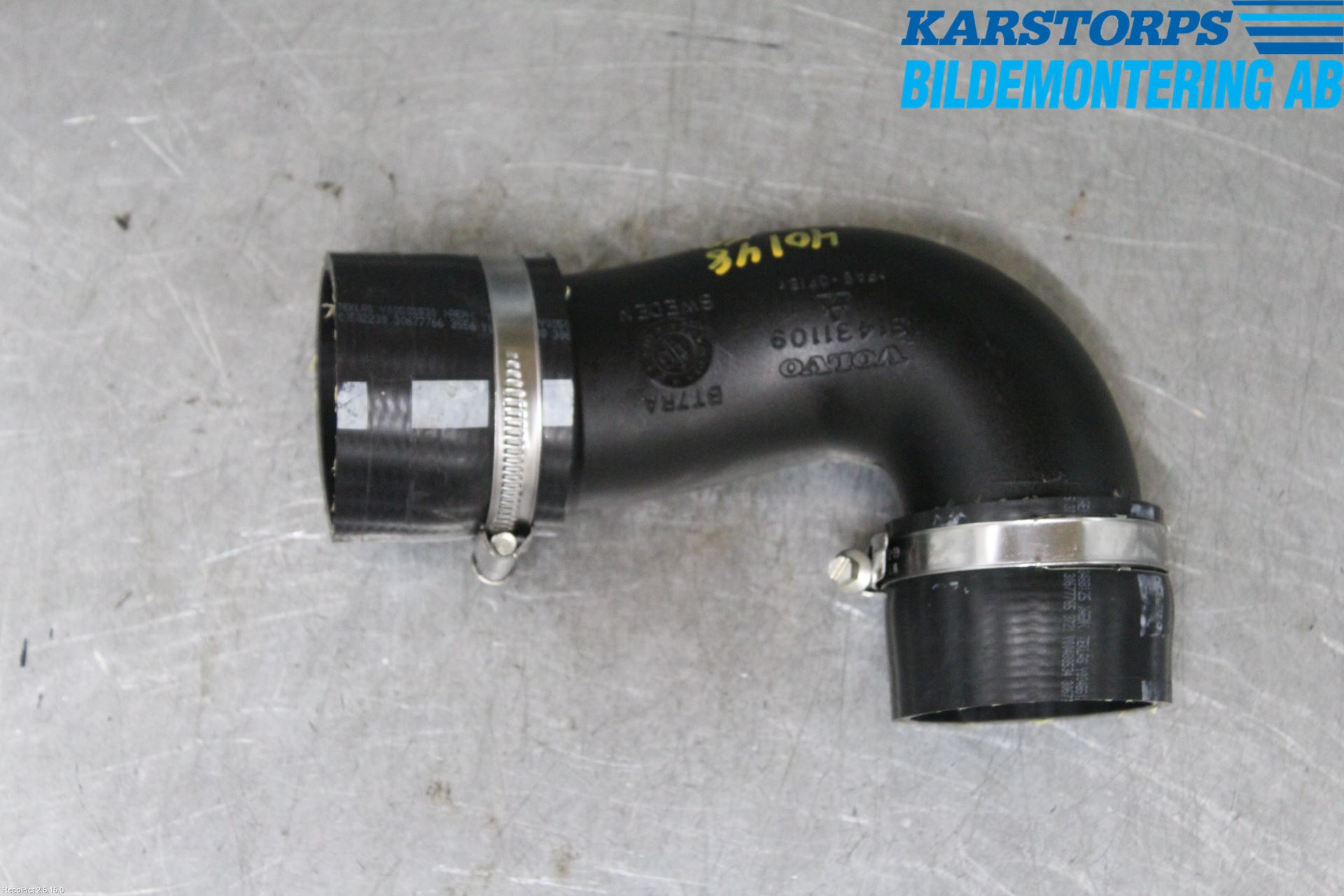 Volvo XC60 14-17 Intercooler Rør-Slange