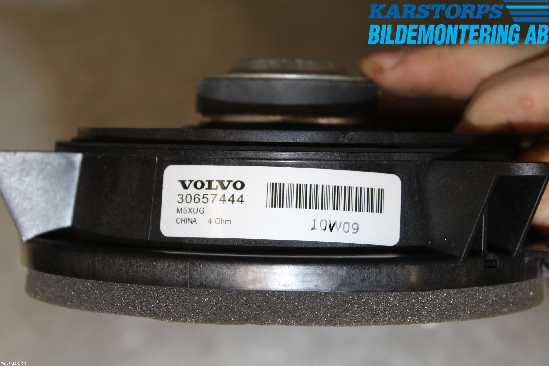 Volvo S40 08-12 Innr Høyttaler