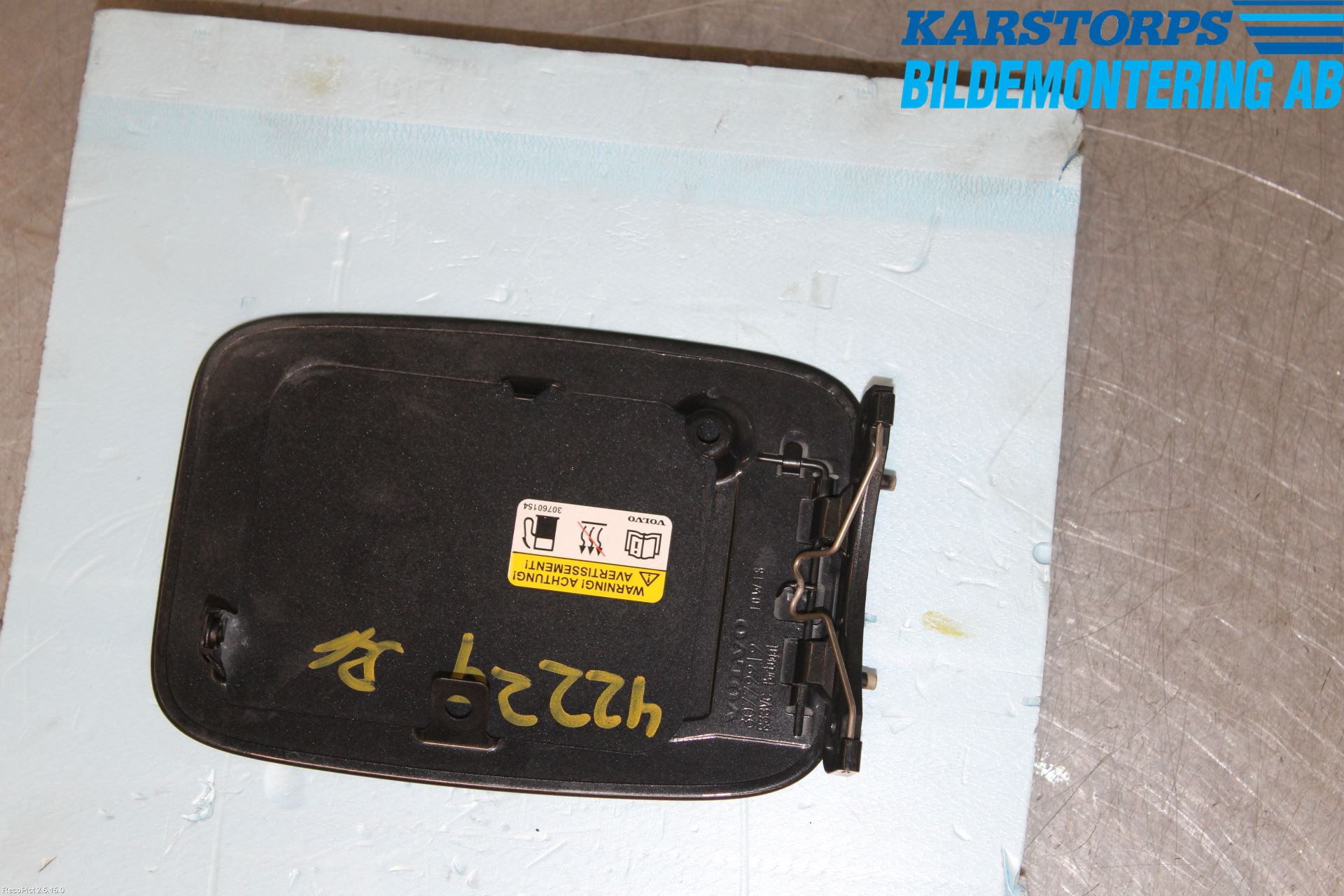 Volvo S40 08-12 Drivstoff Tankluke