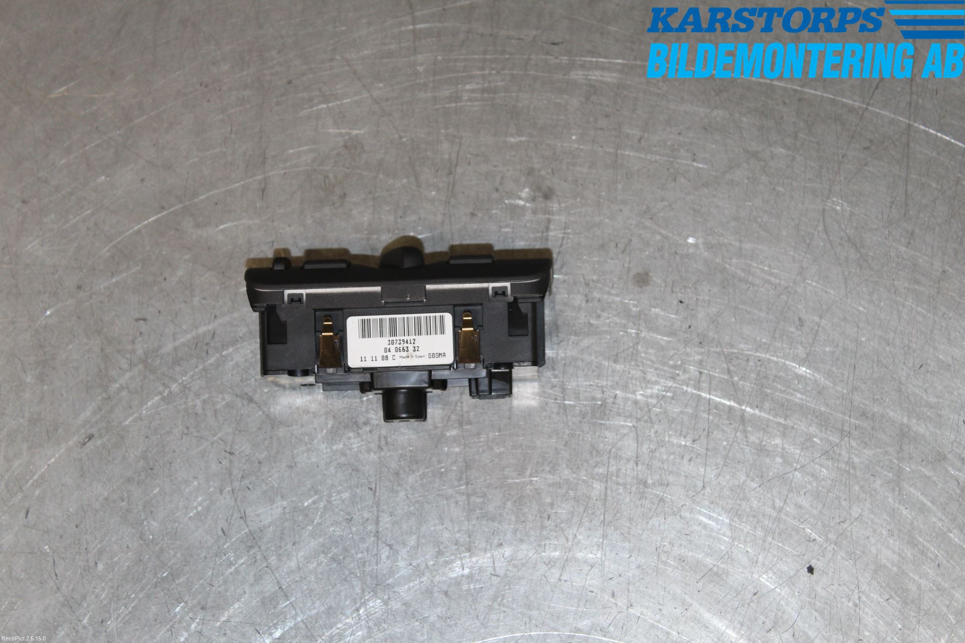 Volvo S60 11-13 Bryter Hovedlys