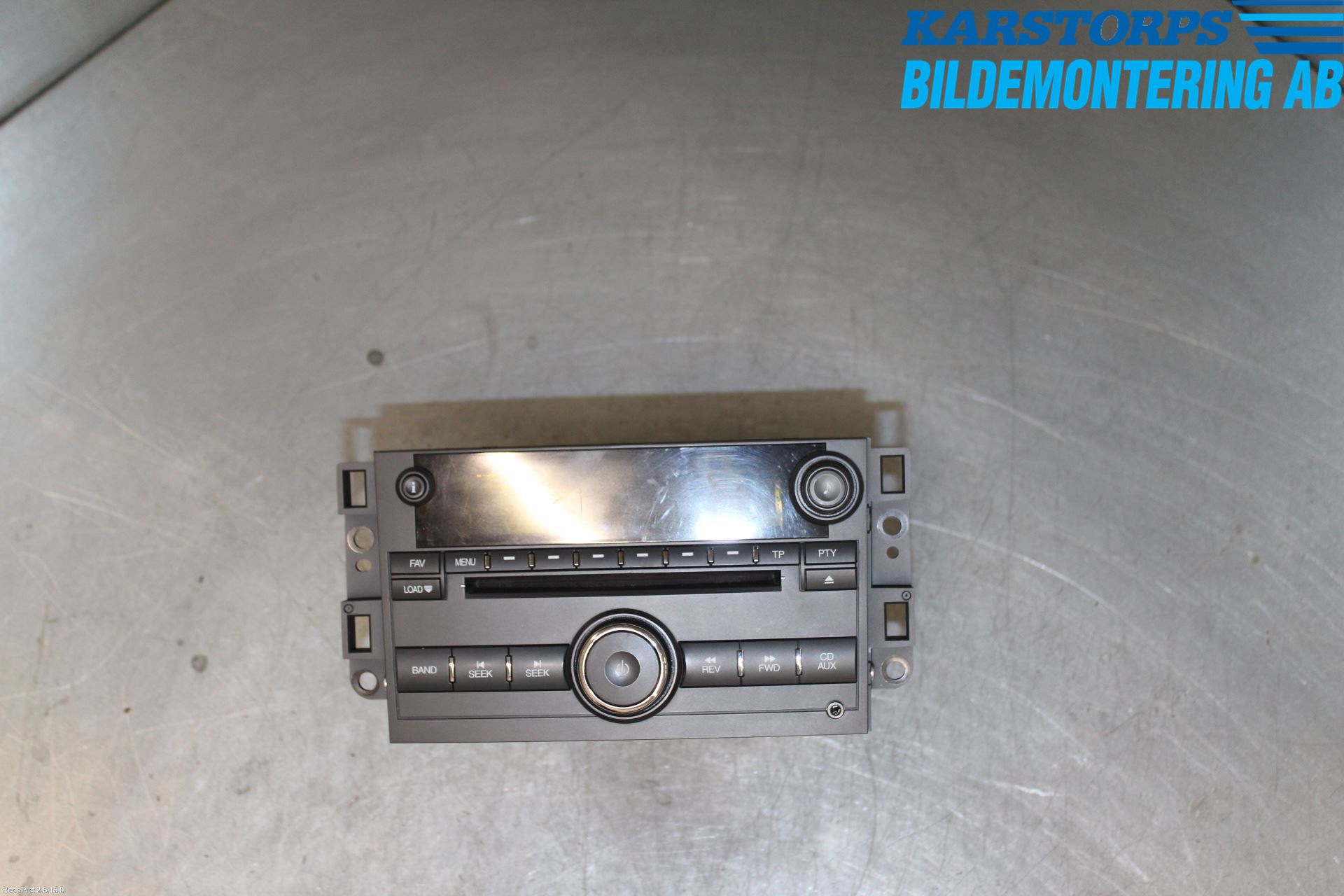 Chevrolet CAPTIVA Stereo Radio Med Cd