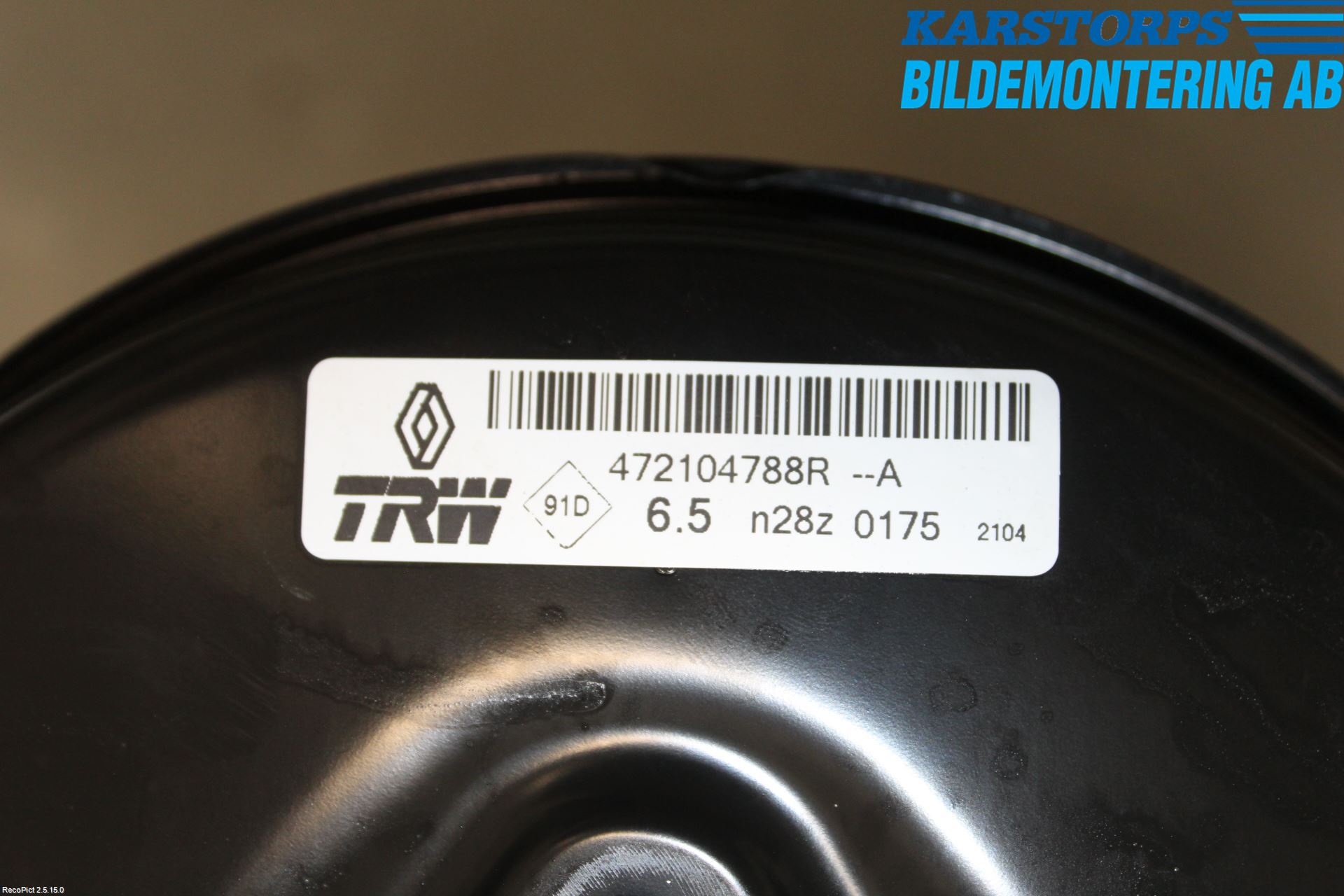 Renault CLIO IV 12-16 Bremseservo