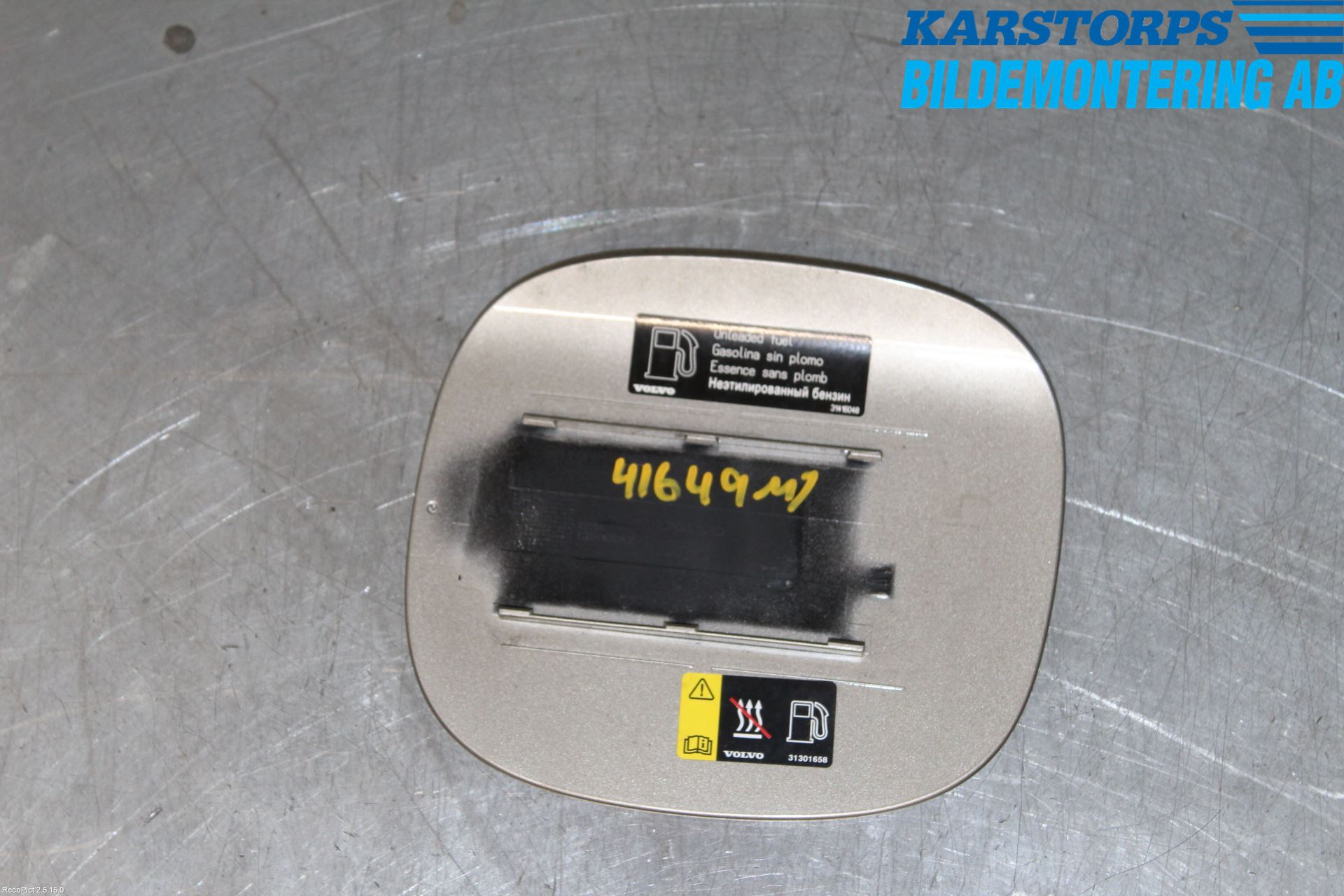 Volvo S60 14-18 Drivstoff Tankluke