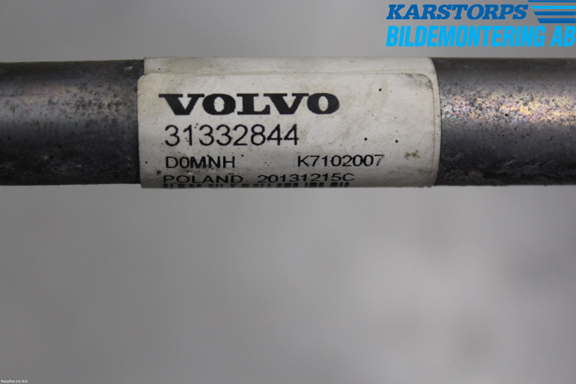 Volvo V70 14-16 Varme Ac Slange - Rør