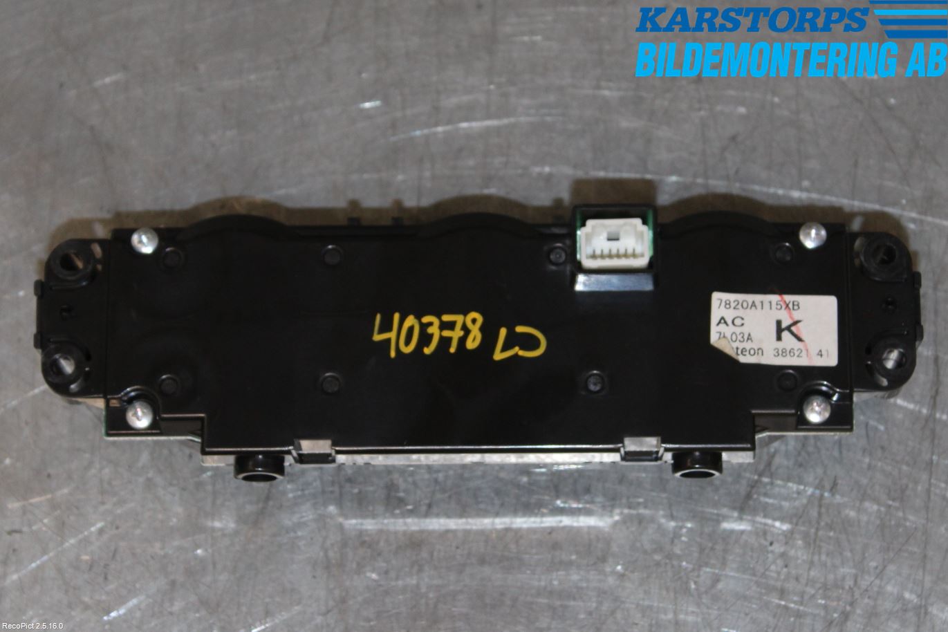Mitsubishi LANCER 07-14 Varmeapparat Panel(Regulering)