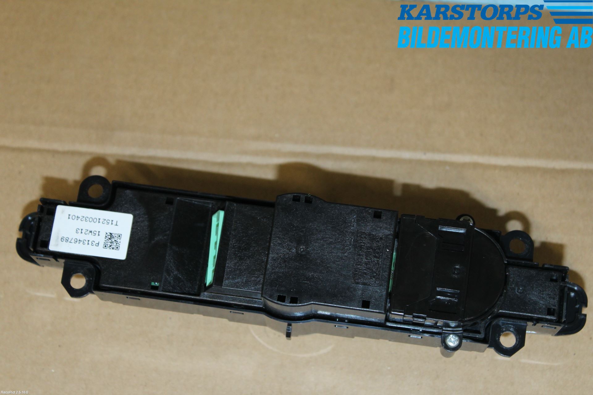 Volvo XC90/RECHARGE 16- Varmeapparat Panel(Regulering)