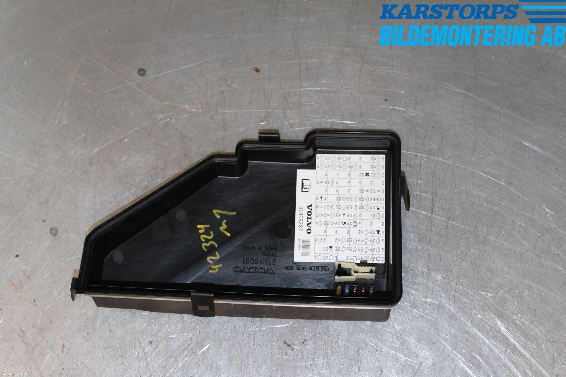 Volvo XC90/RECHARGE 16- Sikringsboks - Elsentral Lokk