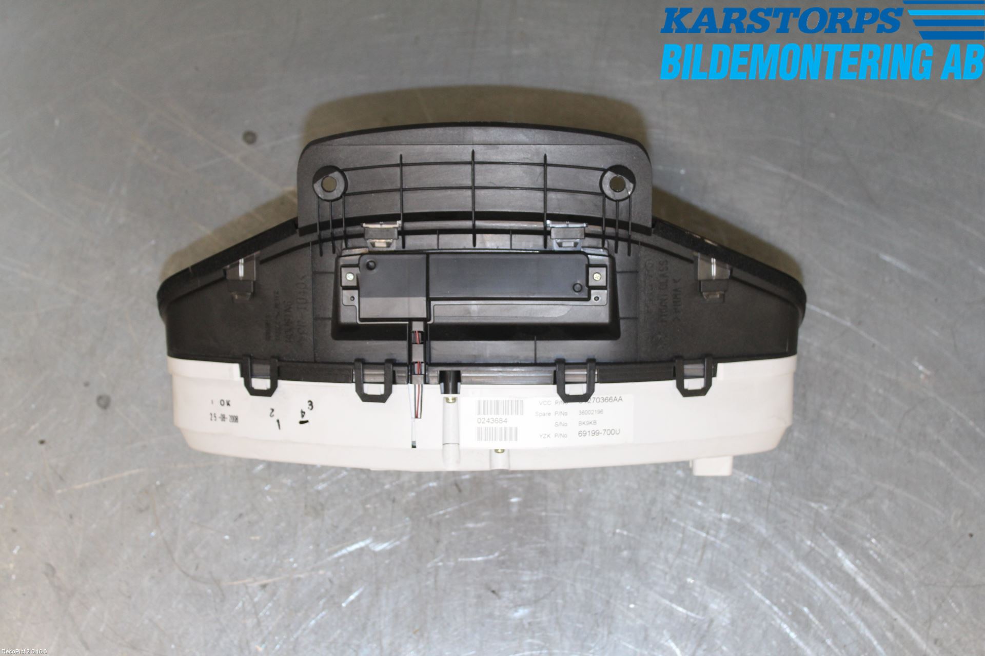Volvo V70 08-13 Instr Kombinert