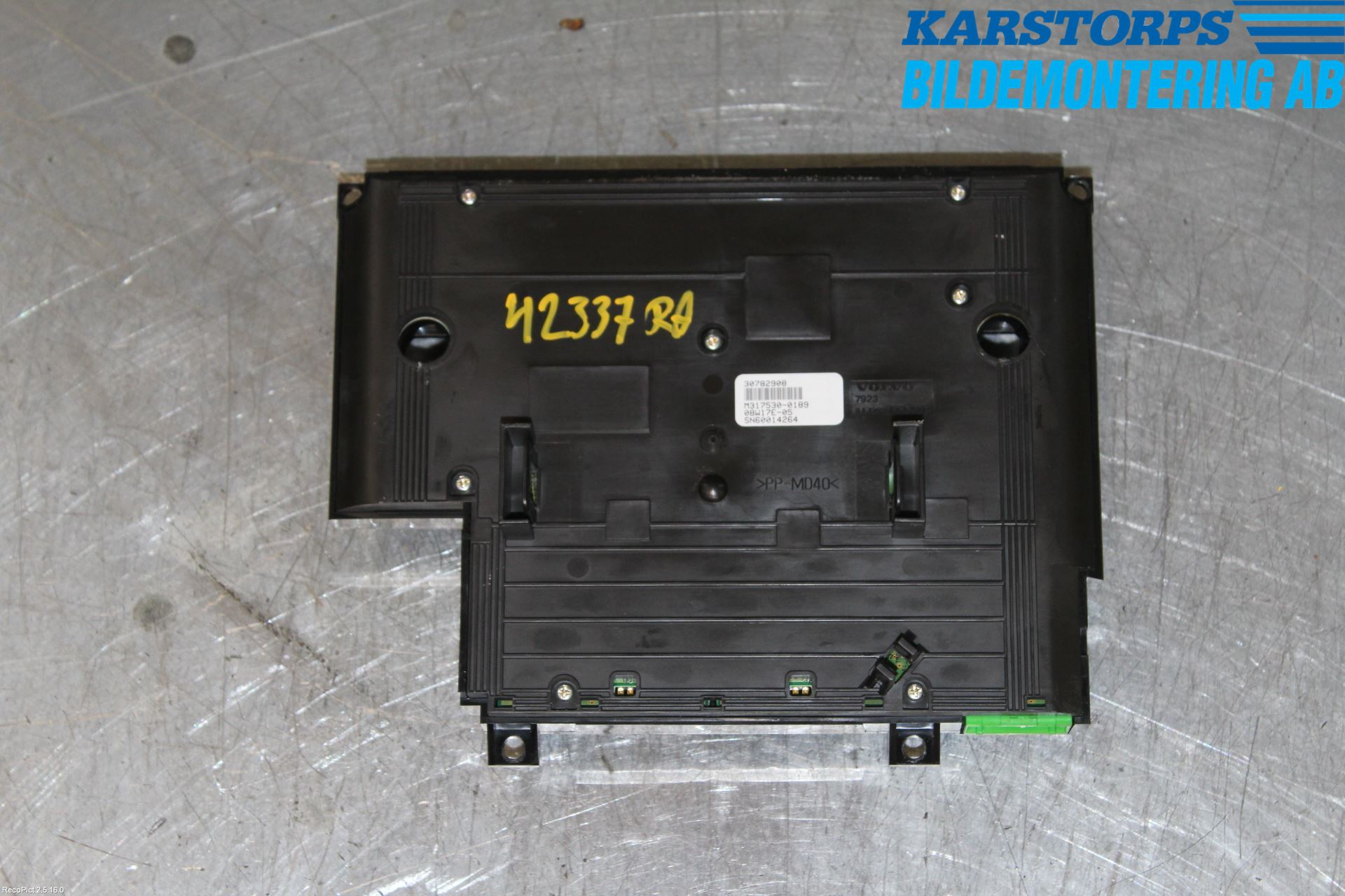 Volvo V70 08-13 Varmeapparat Panel(Regulering)