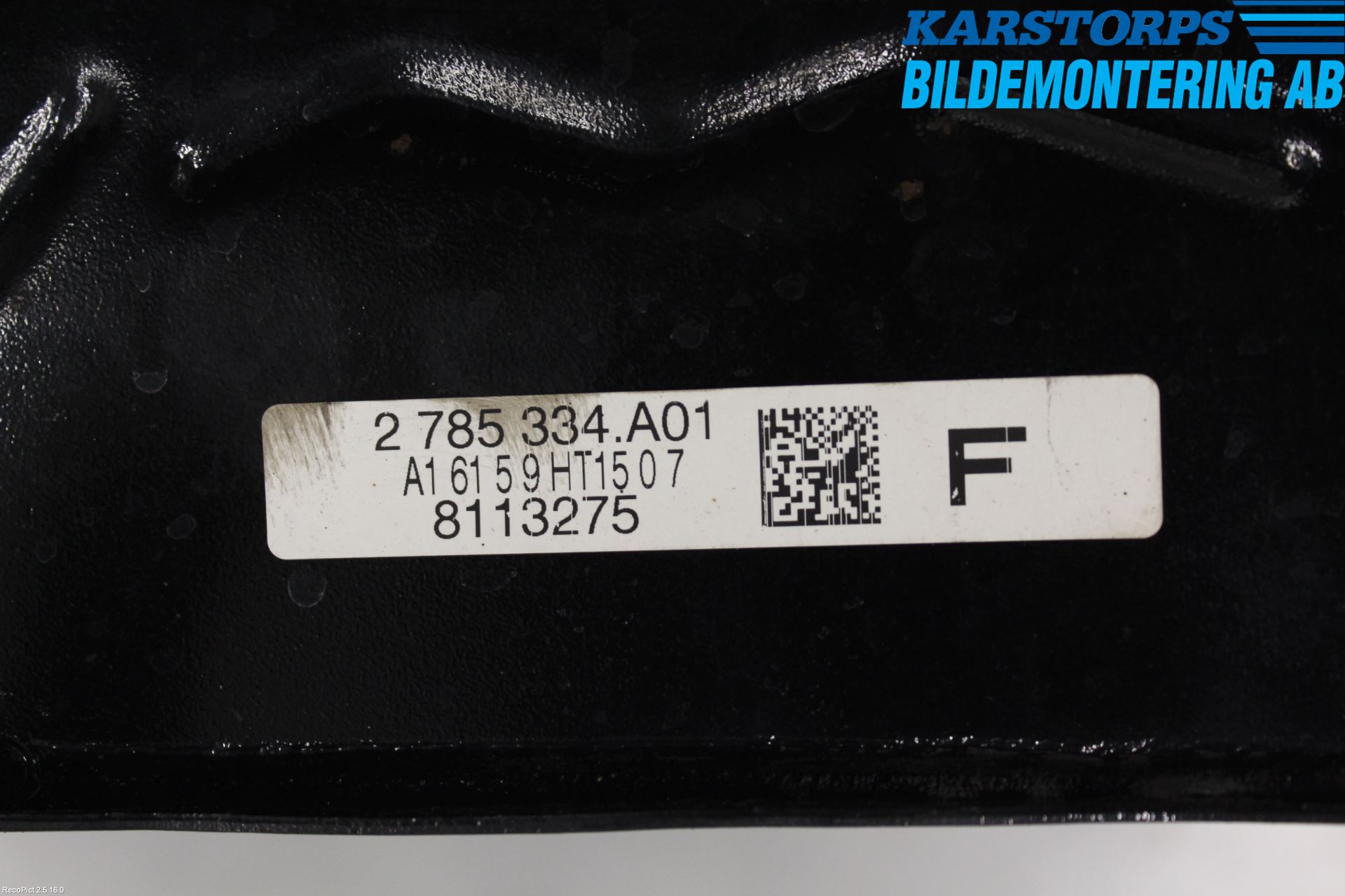 BMW 3 F30/F31/F80 12-19 Bakaksel Feste Travers-Ramme