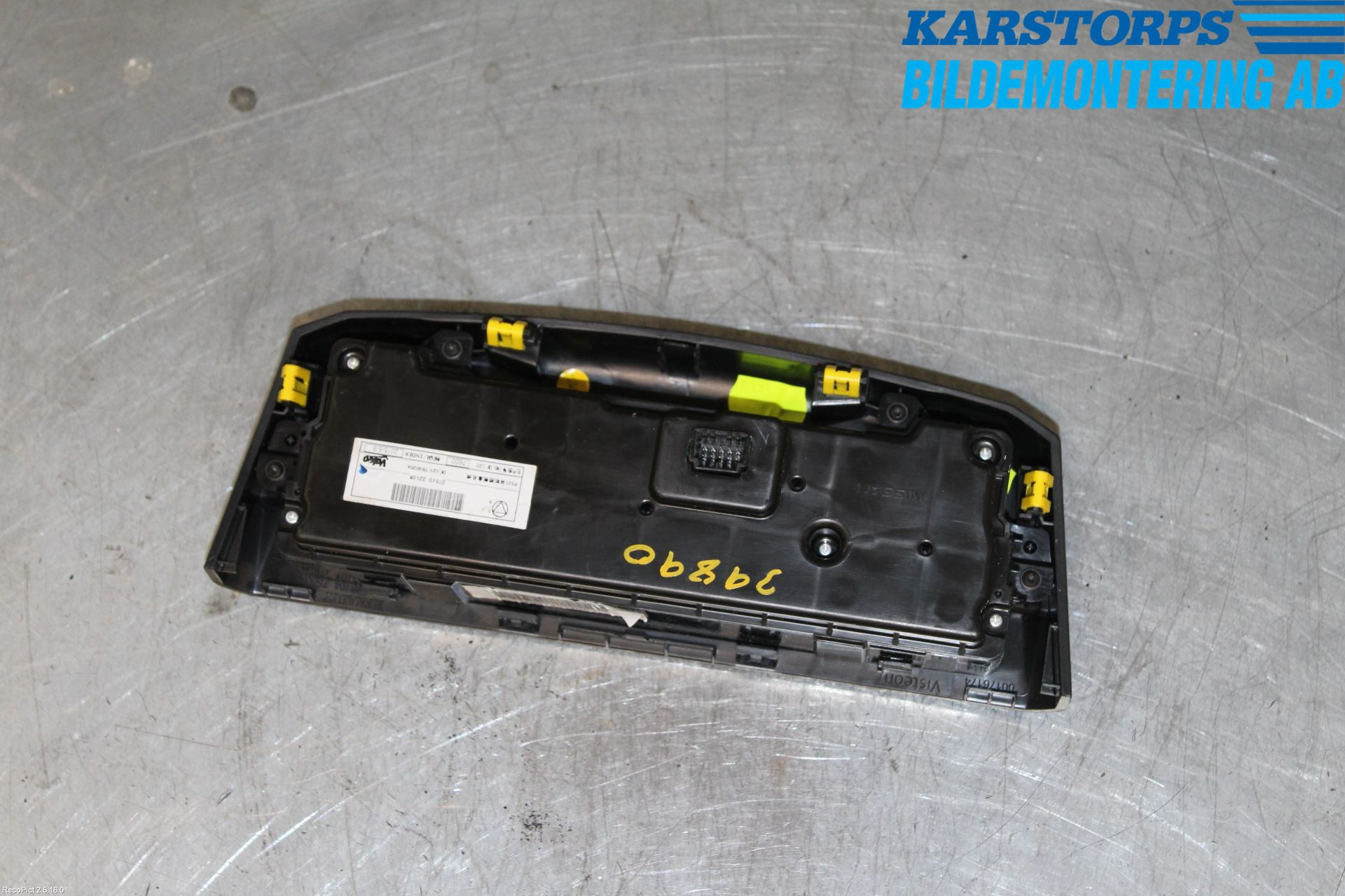 Renault KADJAR 15- Varmeapparat Panel(Regulering)