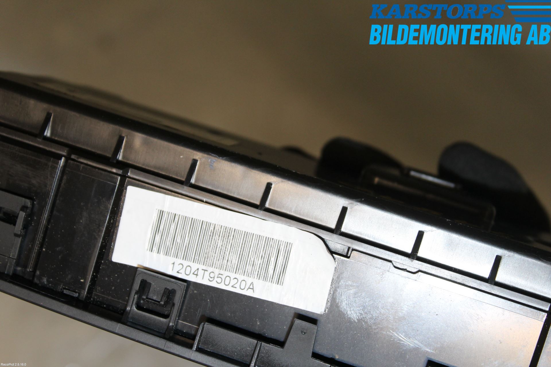 Renault KADJAR 15- Varmeapparat Panel(Regulering)