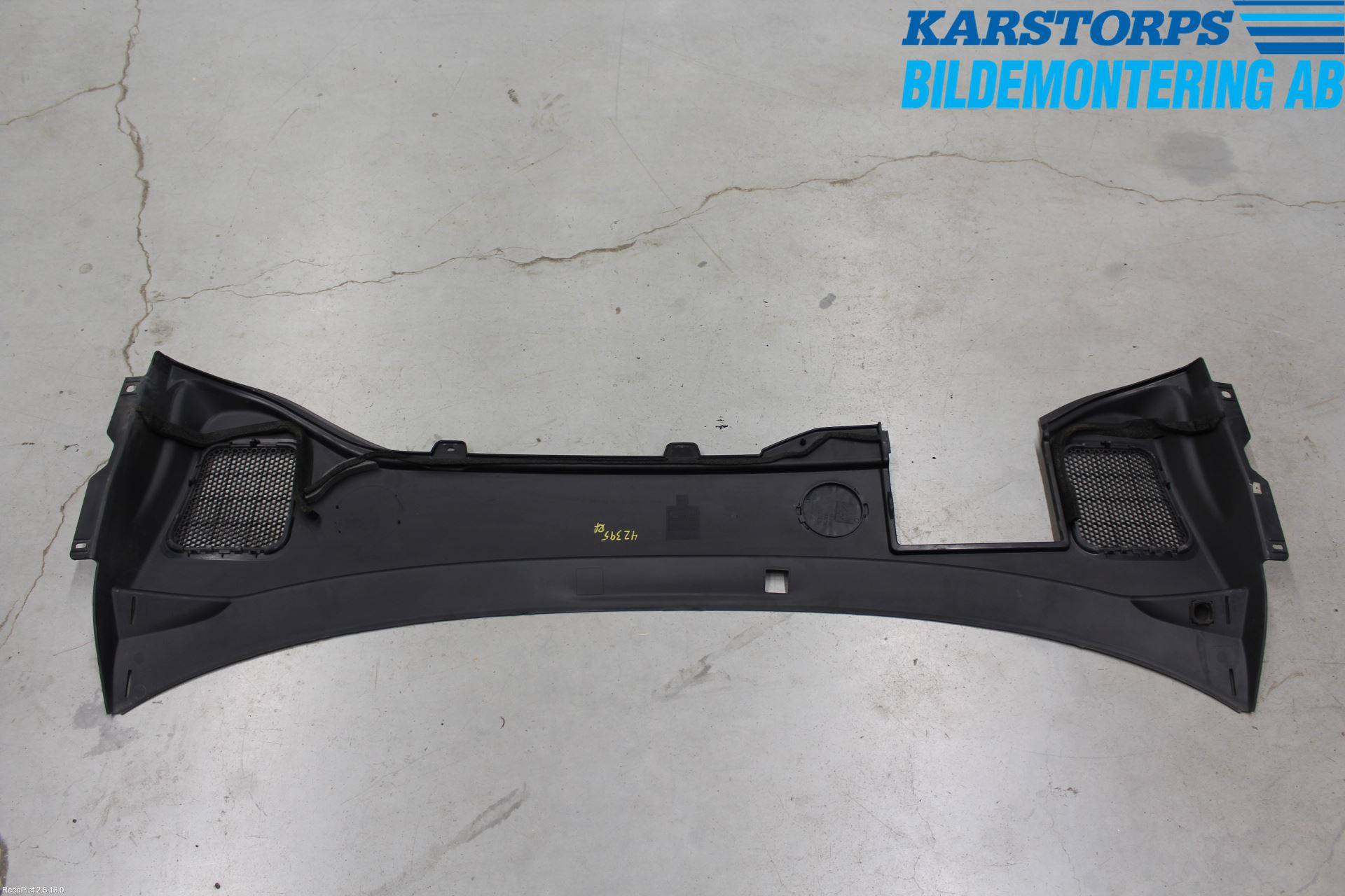Volvo V60 11-13 Visker Deksel-Grill-Under Frr