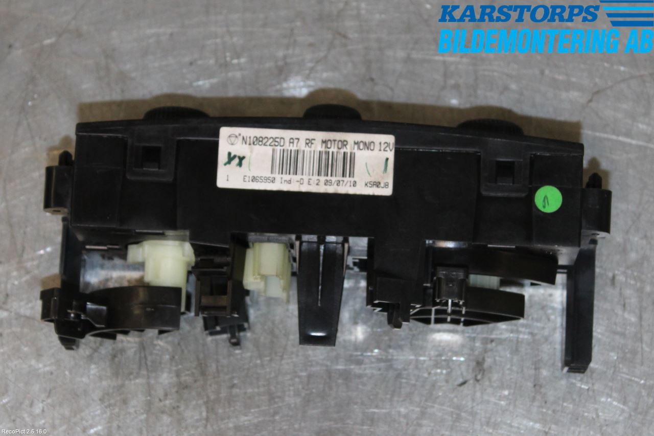 Peugeot 207 Varmeapparat Panel(Regulering)