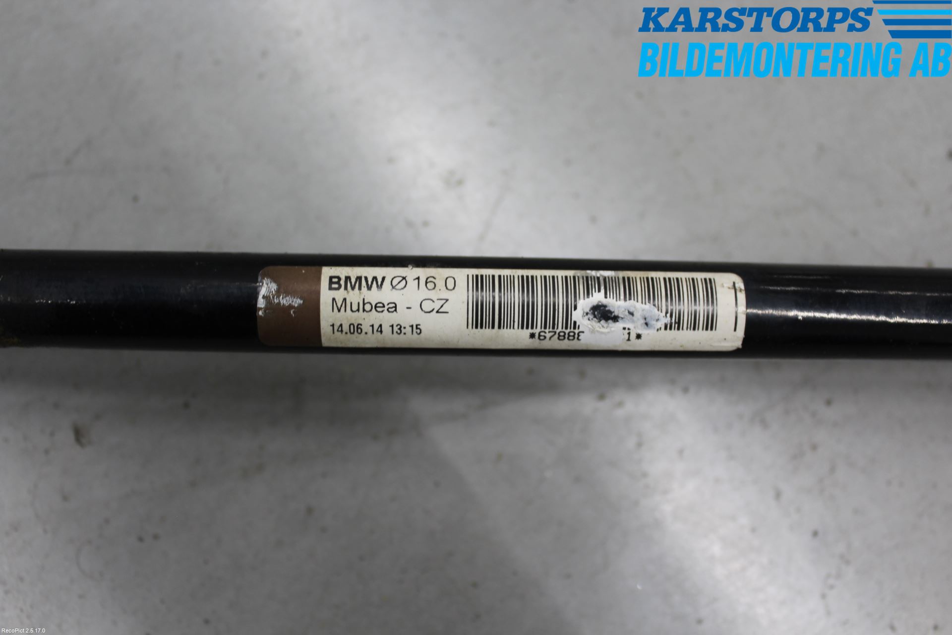 BMW 5 F10/F11/F18 09-17 Stablisatorstag Bak
