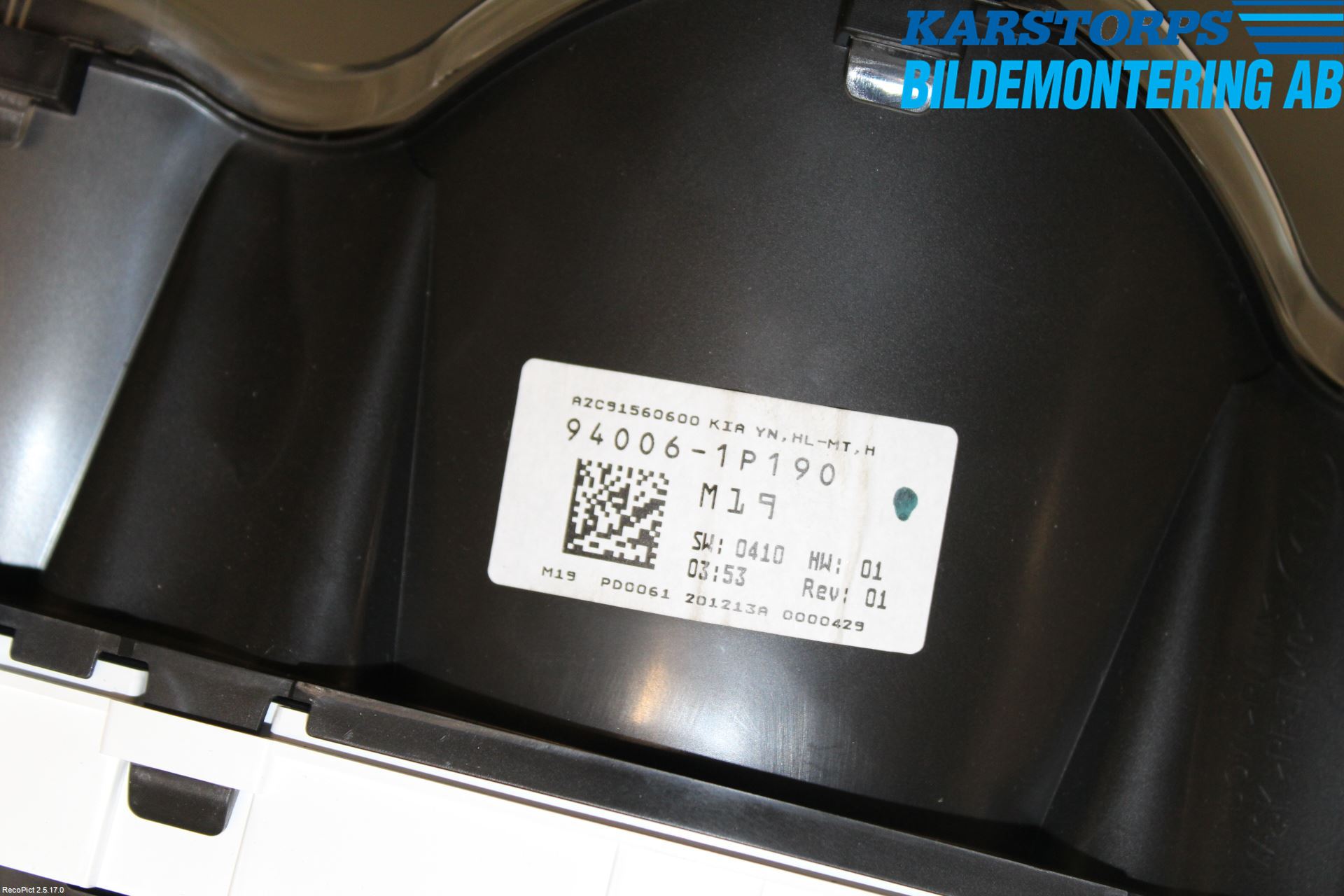 Kia VENGA 10-19 Instr Kombinert