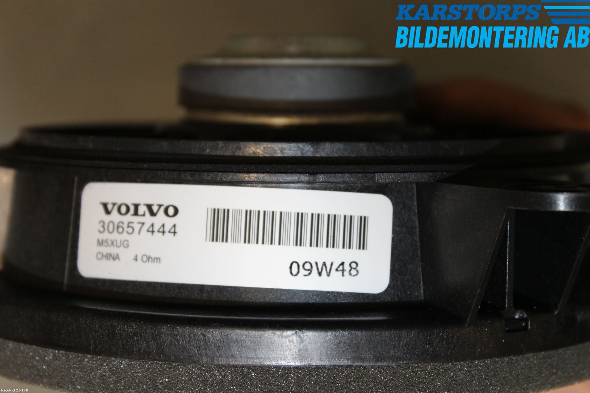 Volvo V50 08-12 Innr Høyttaler