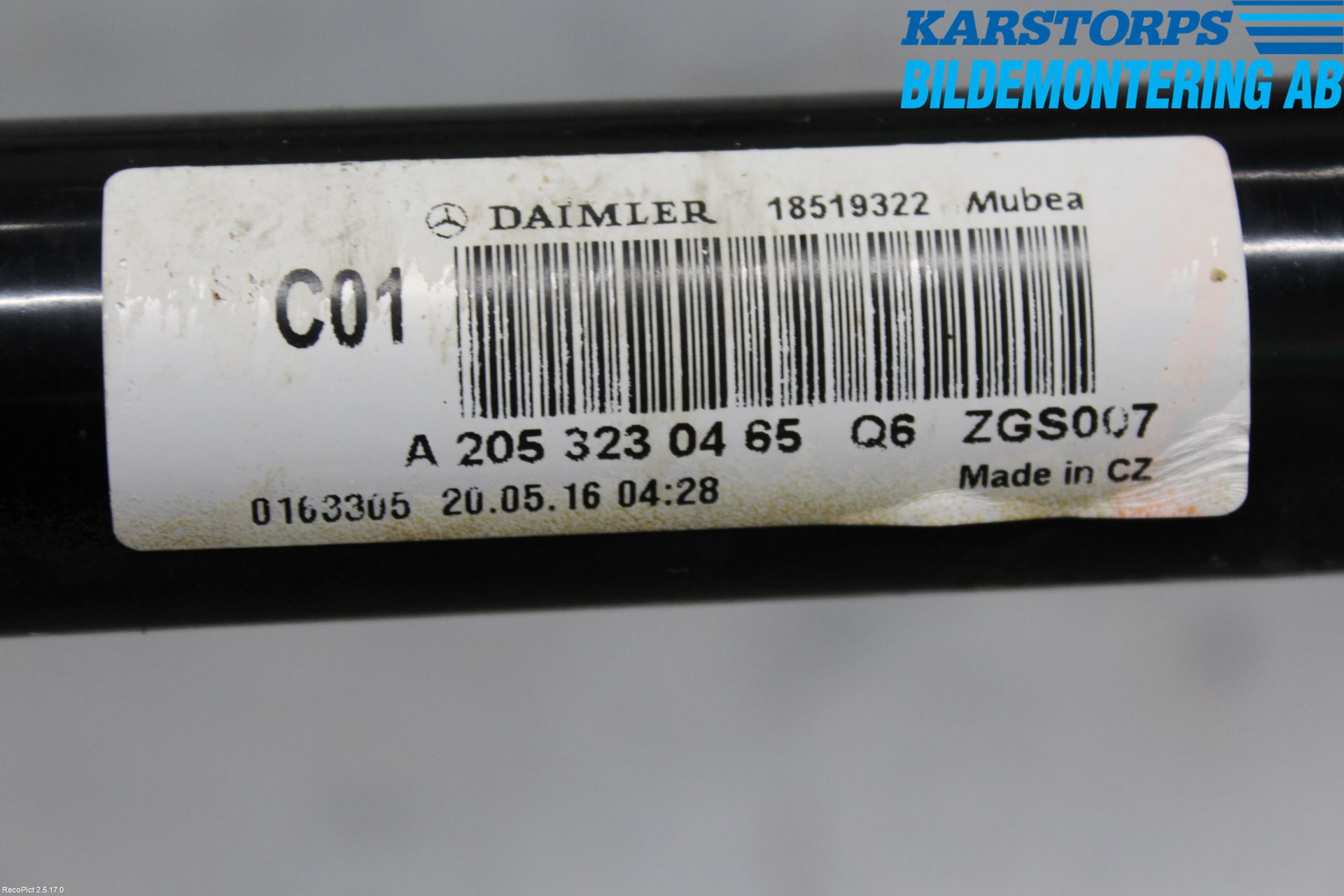 Mercedes-Benz MB C-KLASS (W205) 14-21 Stablisatorstag Foran